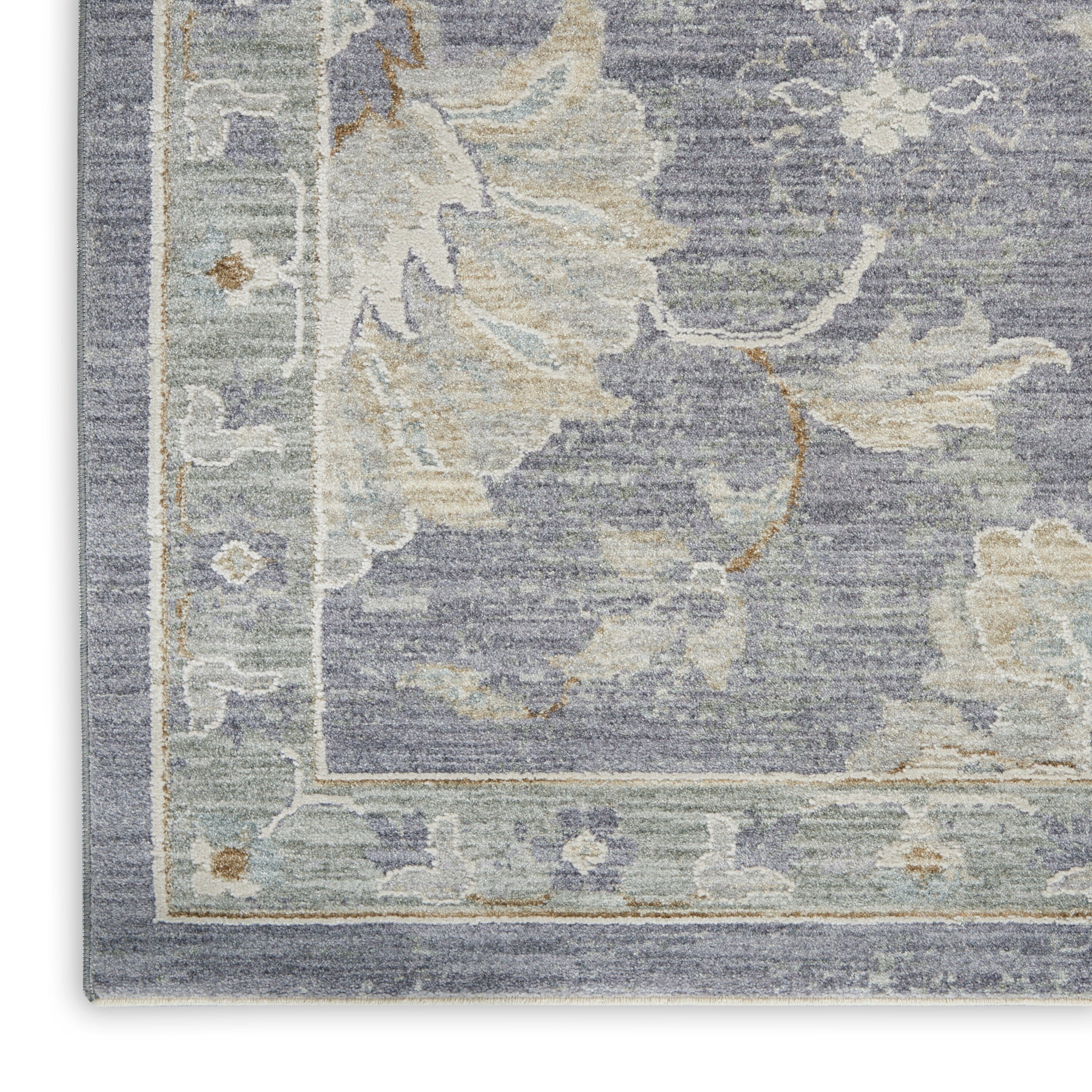 Nourison Infinite 5'3" x 7'8" Charcoal Vintage Indoor Rug Rug Nourison
