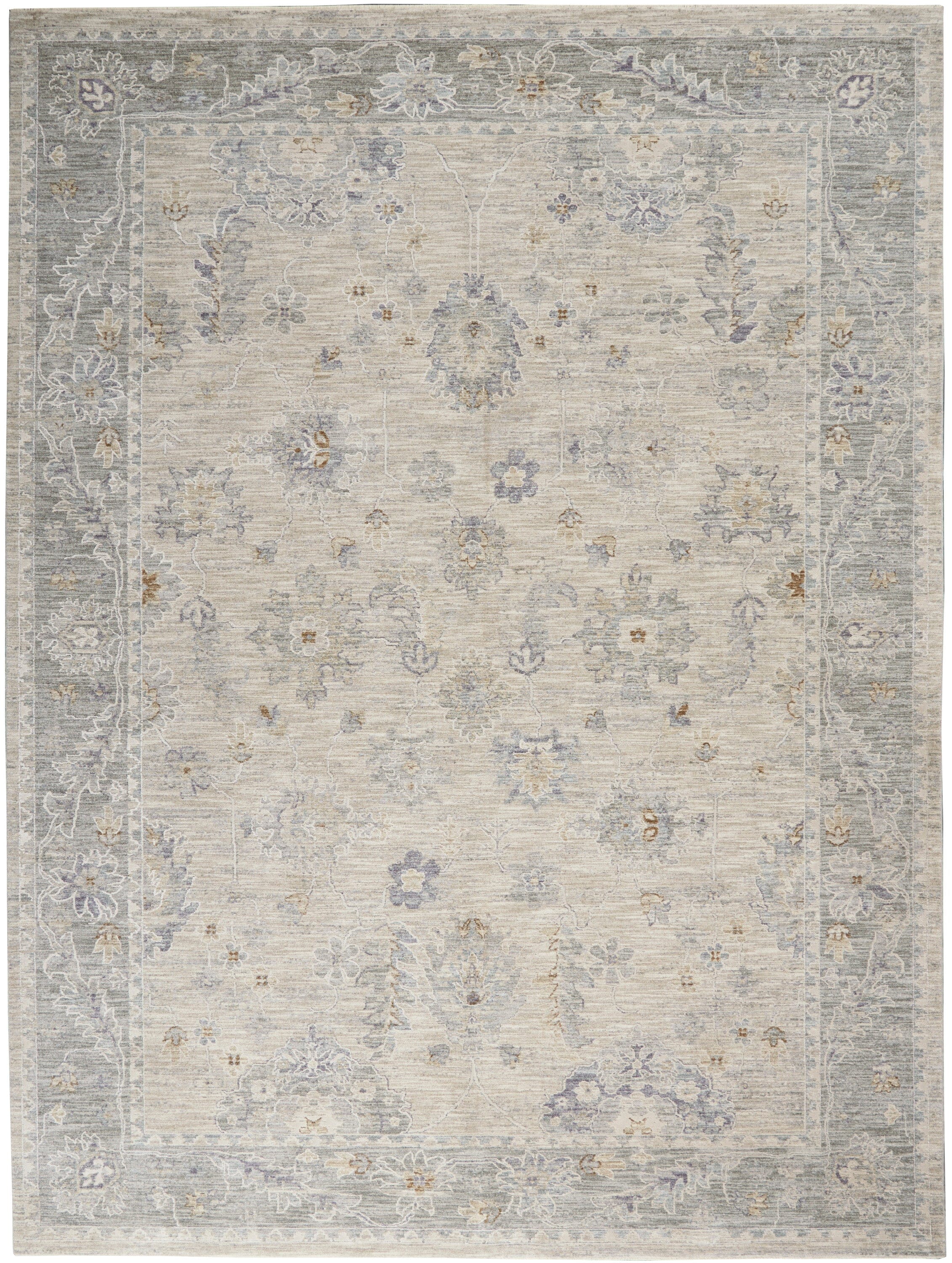 Nourison Infinite 7'10" x 10'4" Lt Grey Vintage Indoor Rug Rug Nourison