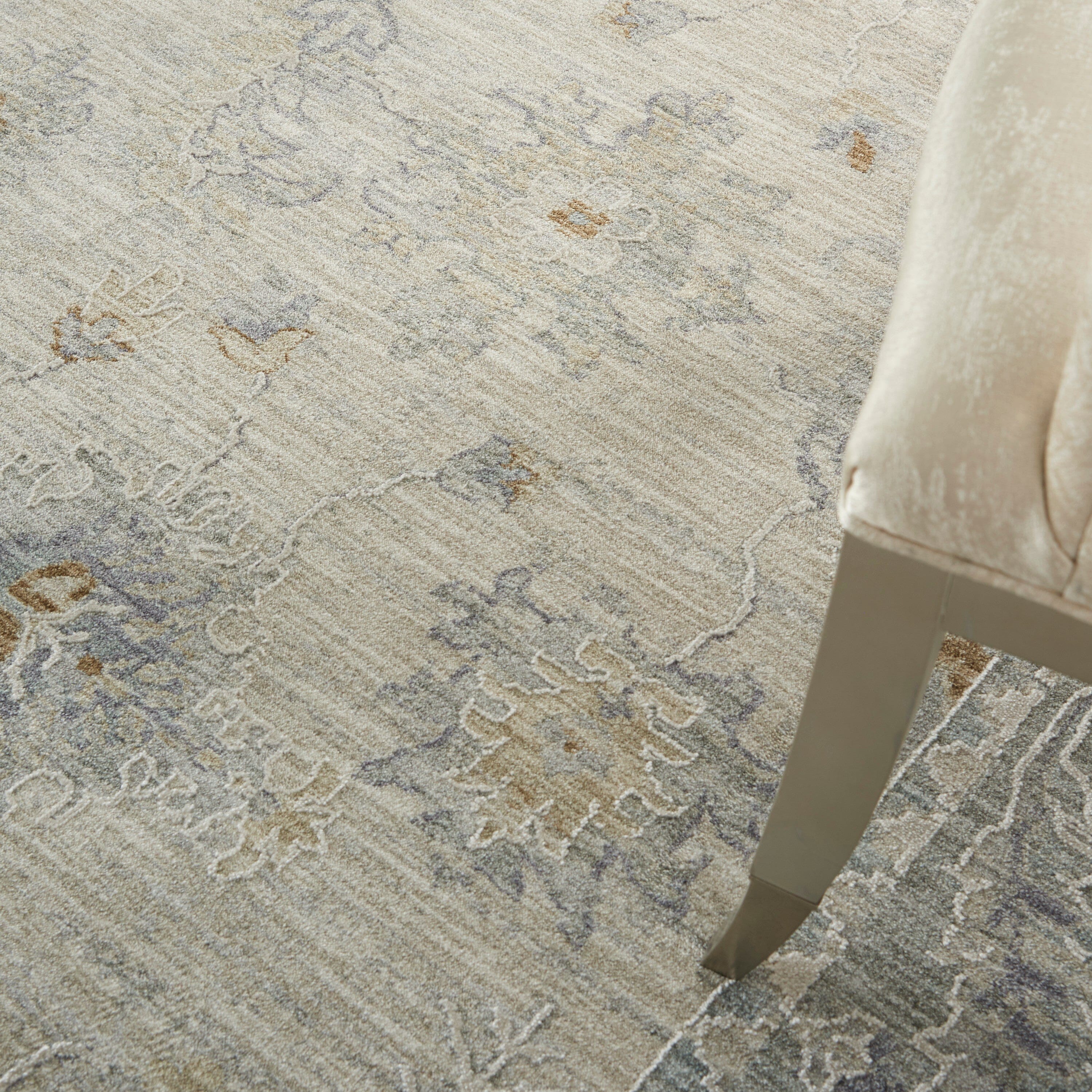 Nourison Infinite 7'10" x 10'4" Lt Grey Vintage Indoor Rug Rug Nourison