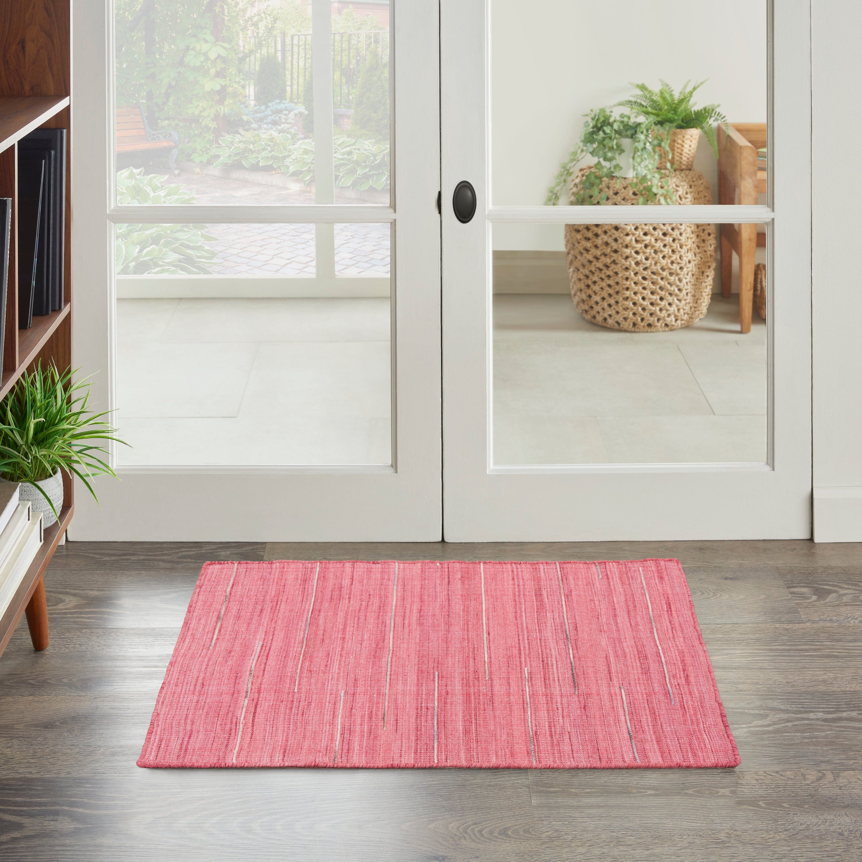 Nourison Interweave 2' x 3' Rose Modern Indoor Rug Rug Nourison