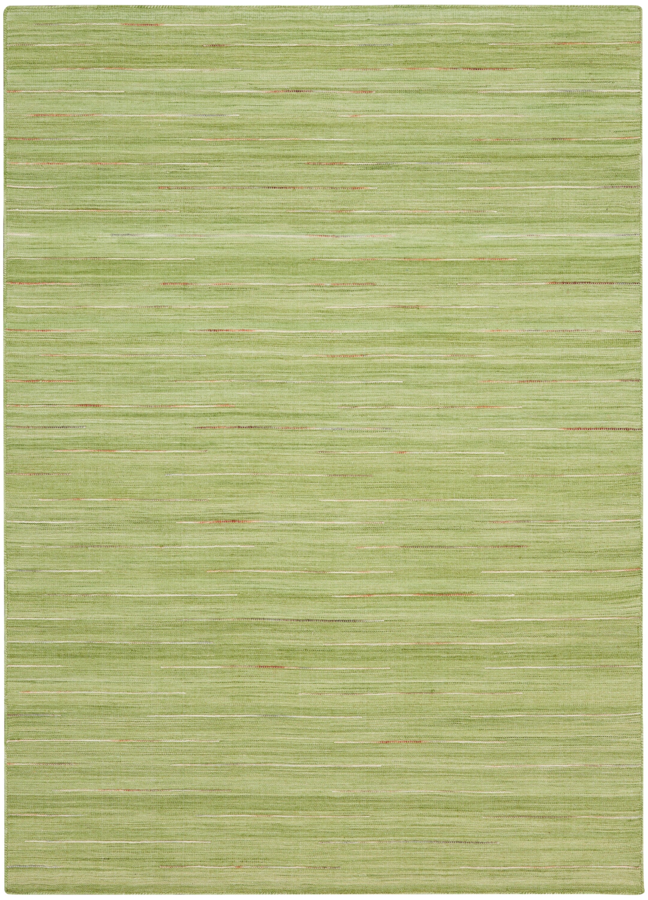 Nourison Interweave 6' x 9' Green Modern Indoor Rug Rug Nourison