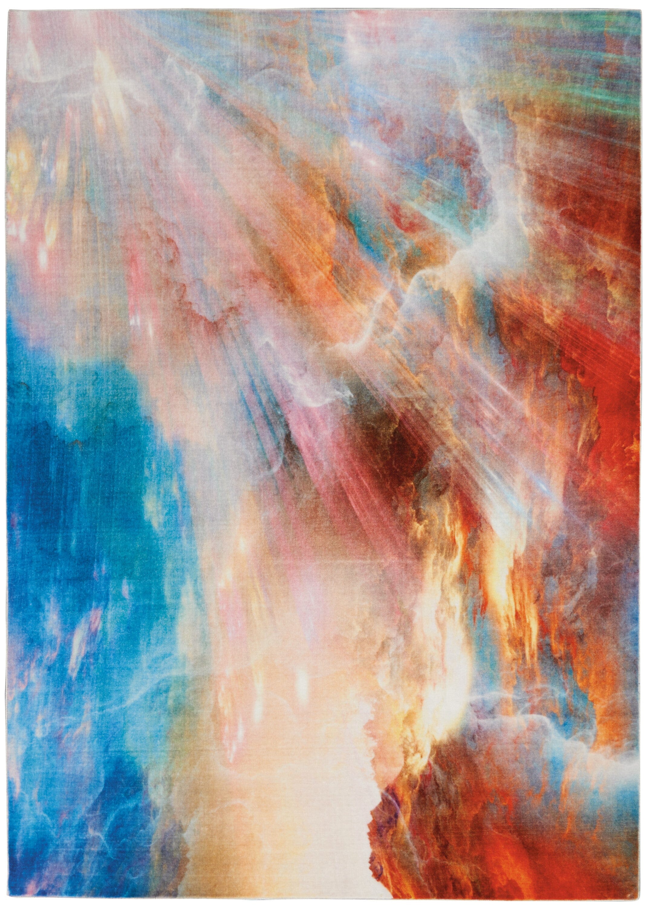 Nourison Le Reve 4' x 6' Multicolor Modern Indoor Rug Rug Nourison