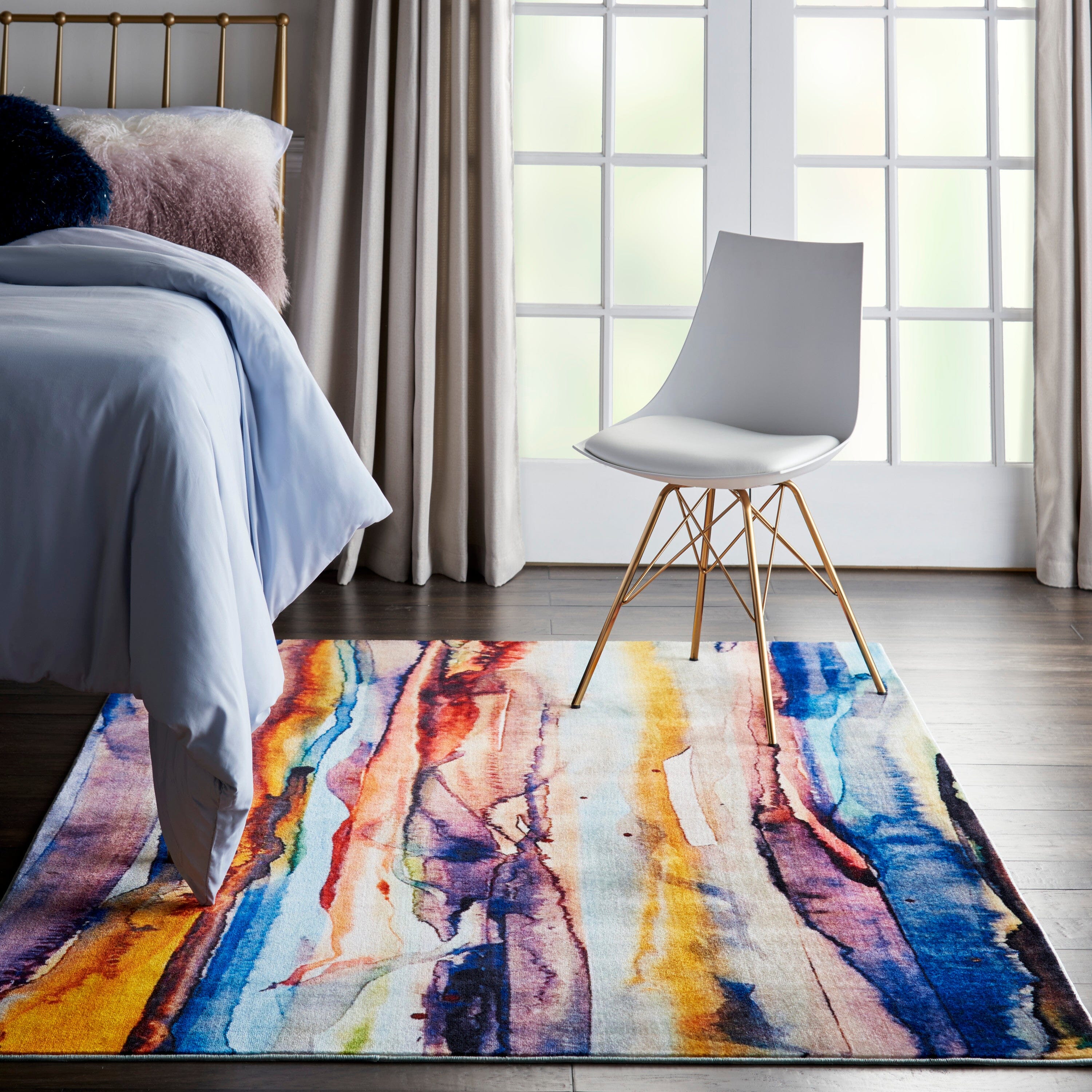 Nourison Le Reve 5'3" x 7'3" Multicolor Modern Indoor Rug Rug Nourison