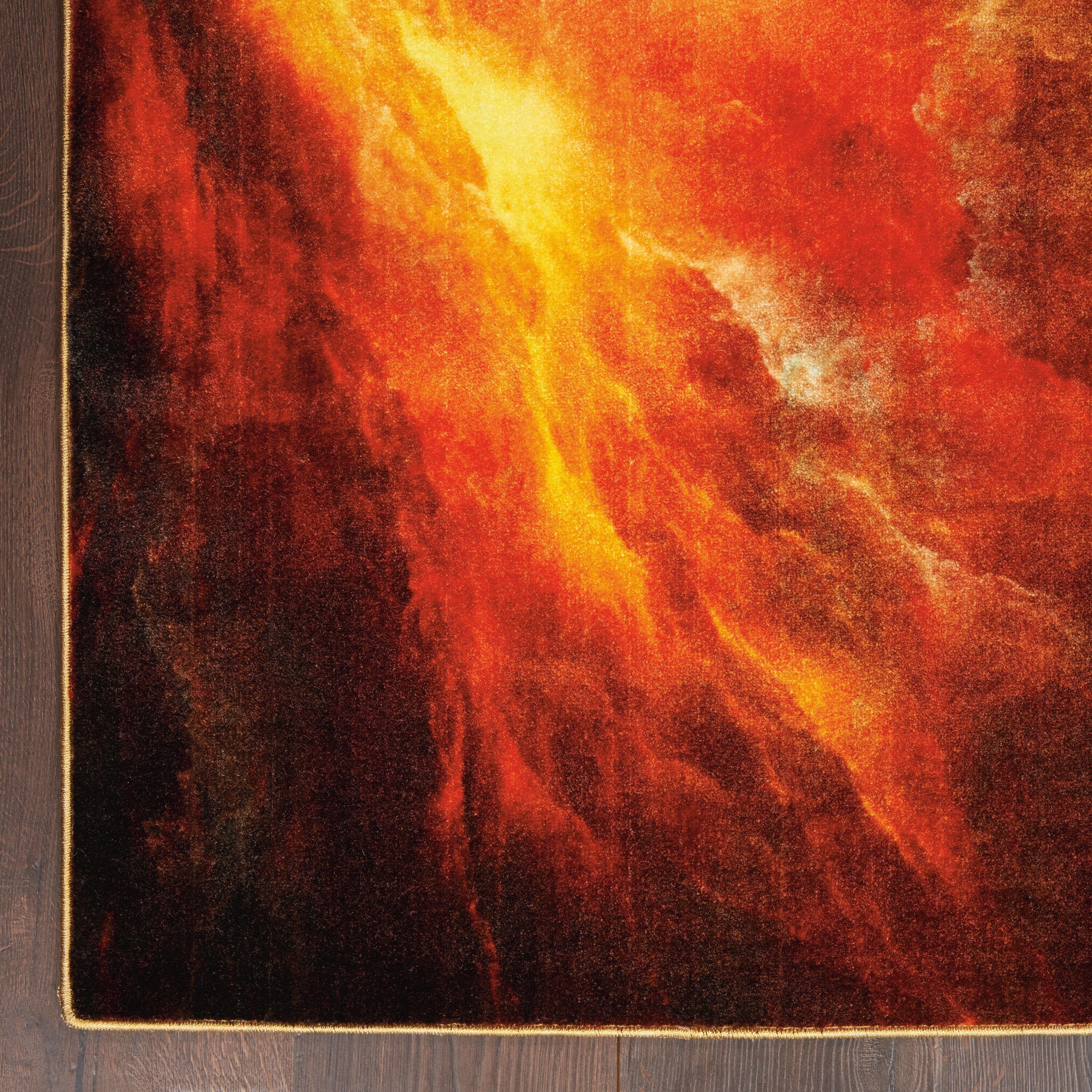 Nourison Le Reve 9' x 12' Red/Multicolor Modern Indoor Rug Rug Nourison