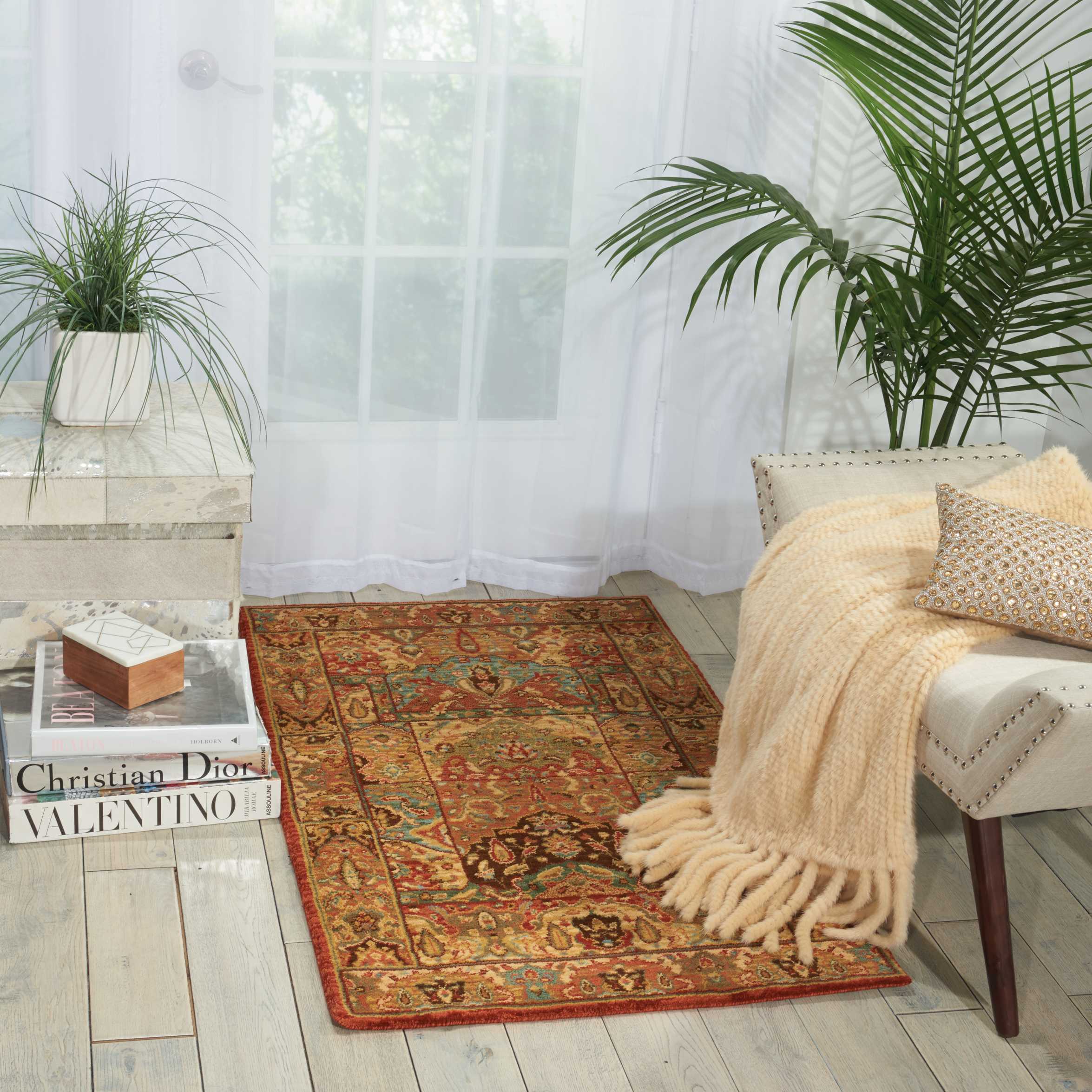 Nourison Living Treasures 2'6" x 4'3" Multicolor Traditional Indoor Rug Rug Nourison