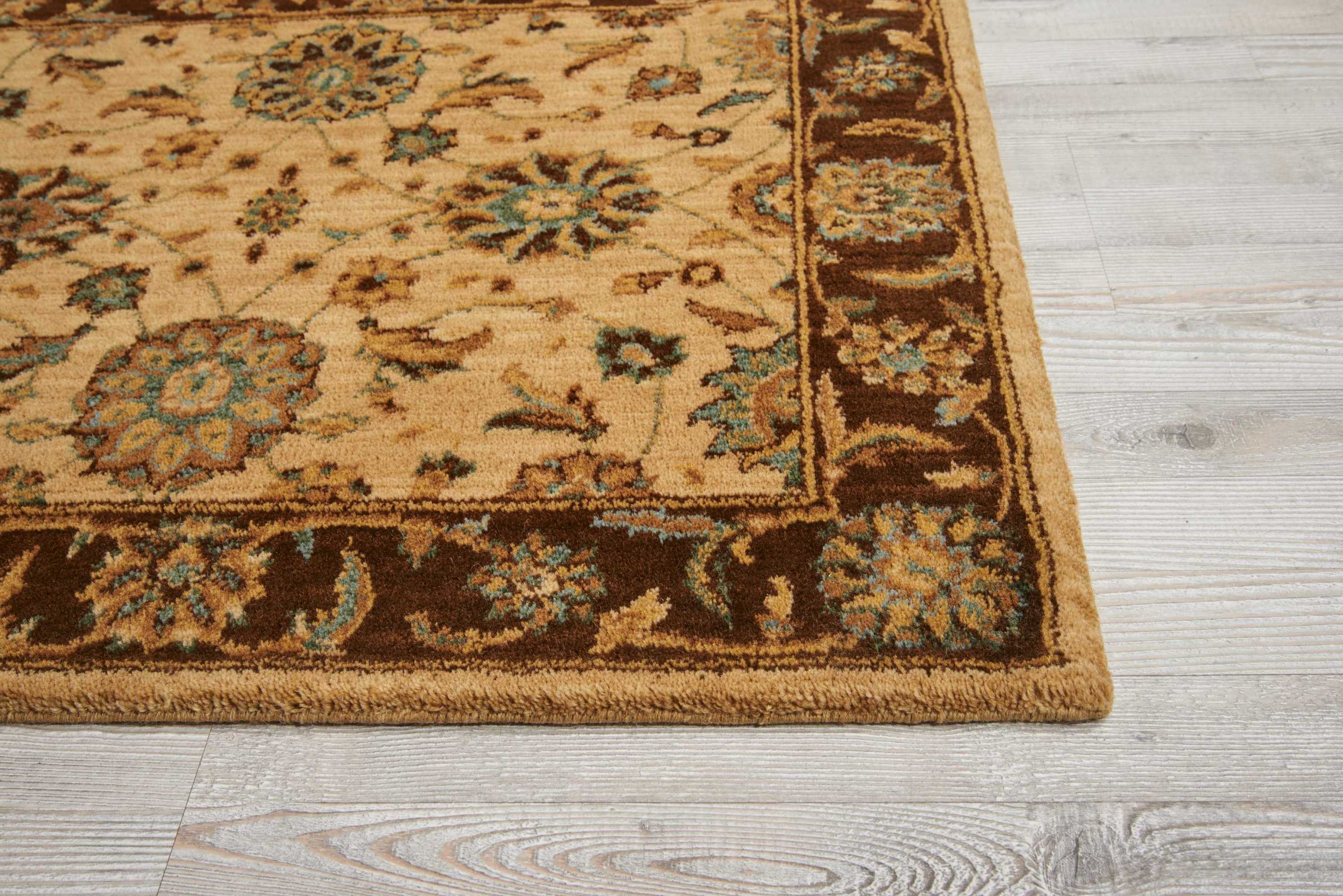 Nourison Living Treasures 2'6" x 8' Beige Traditional Indoor Rug Rug Nourison