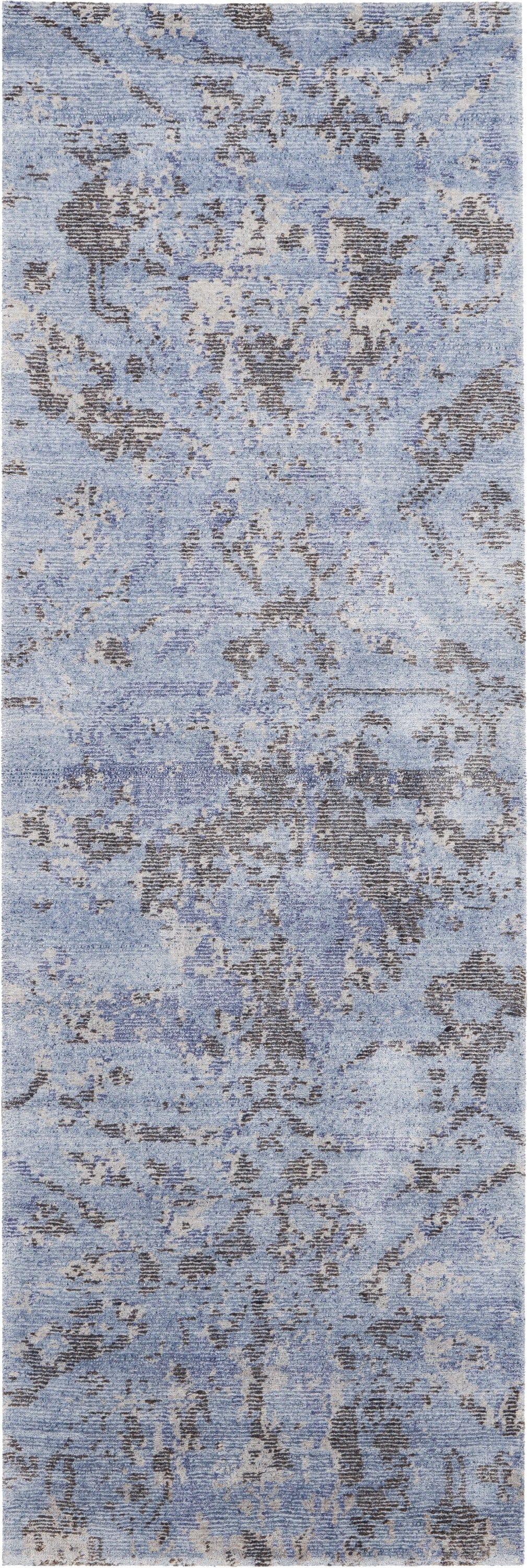 Nourison Lucent 2'3" x 8' Sky Modern Indoor Rug Rug Nourison