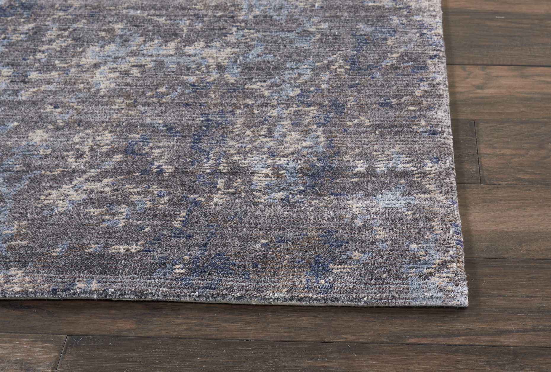 Nourison Lucent 3'9" x 5'9" Coal Vintage Indoor Rug Rug Nourison