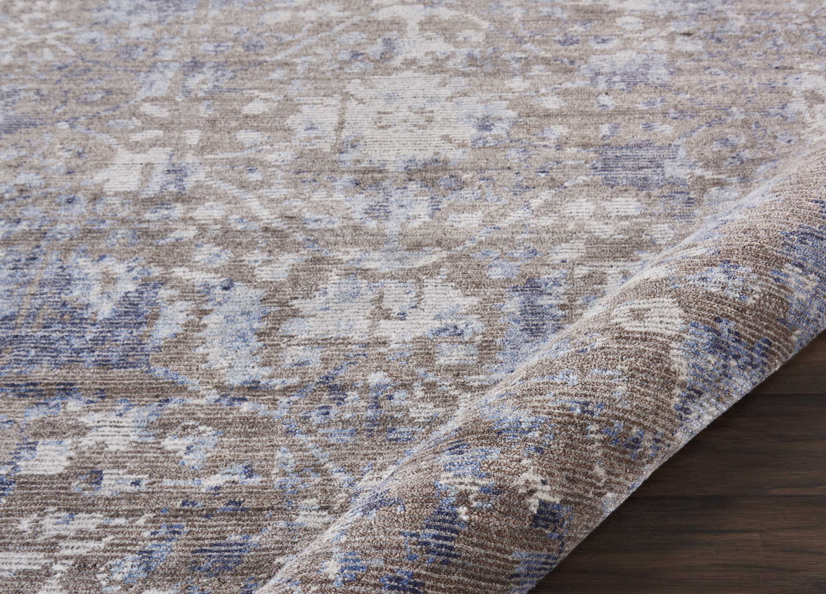 Nourison Lucent 3'9" x 5'9" Dove Vintage Indoor Rug Rug Nourison