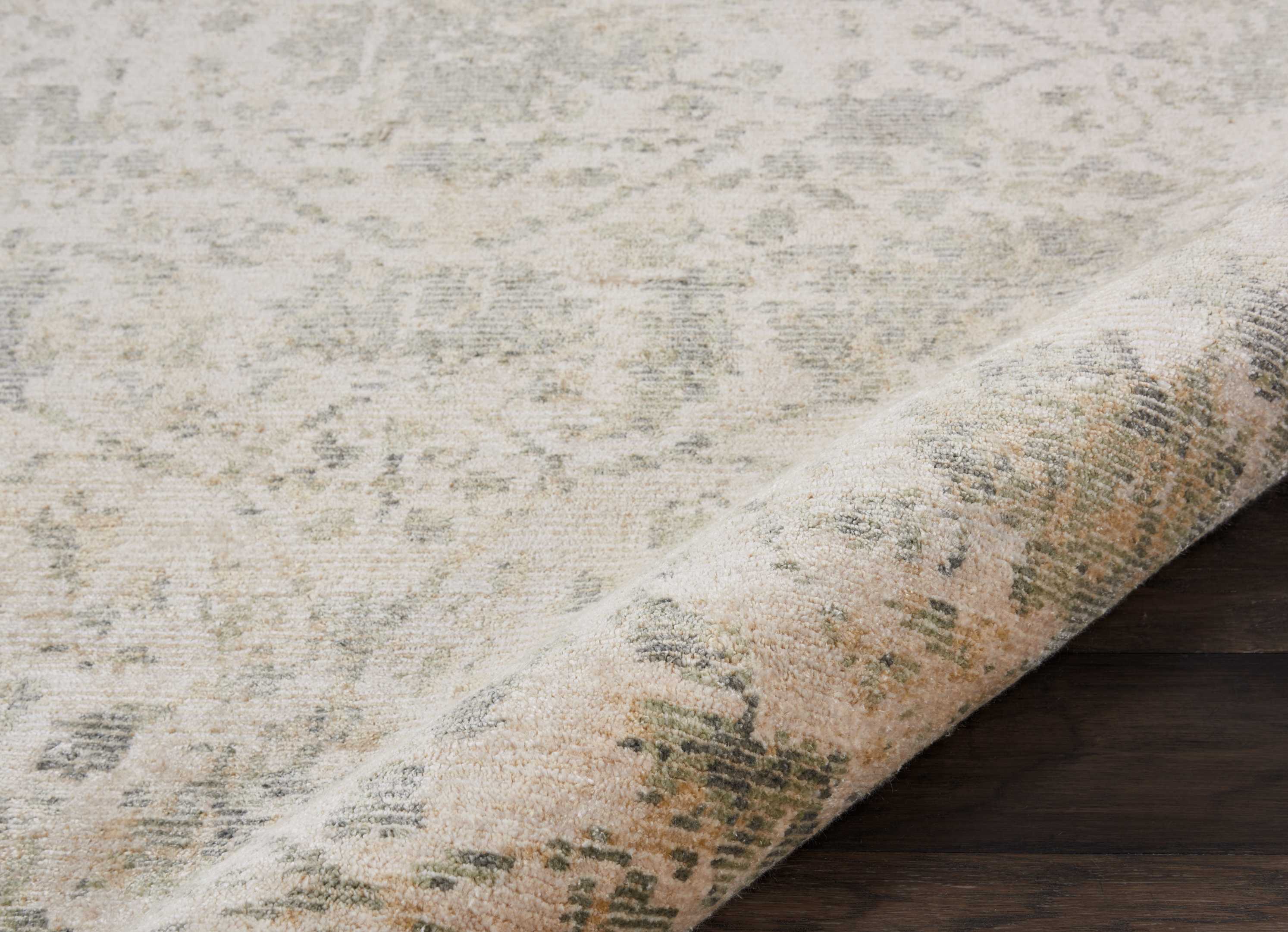 Nourison Lucent 3'9" x 5'9" Pearl Vintage Indoor Rug Rug Nourison
