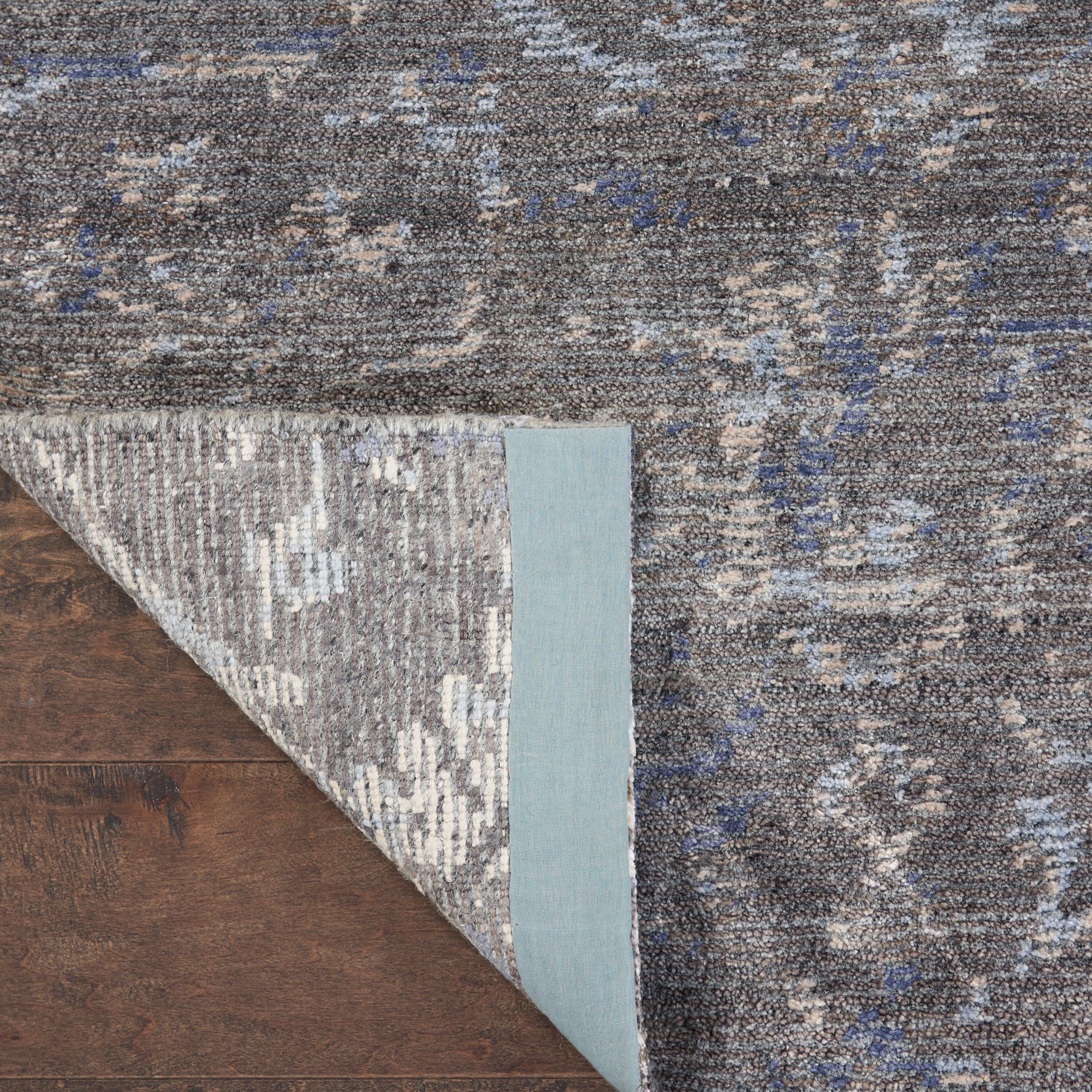 Nourison Lucent 7'9" x 9'9" Coal Vintage Indoor Rug Rug Nourison