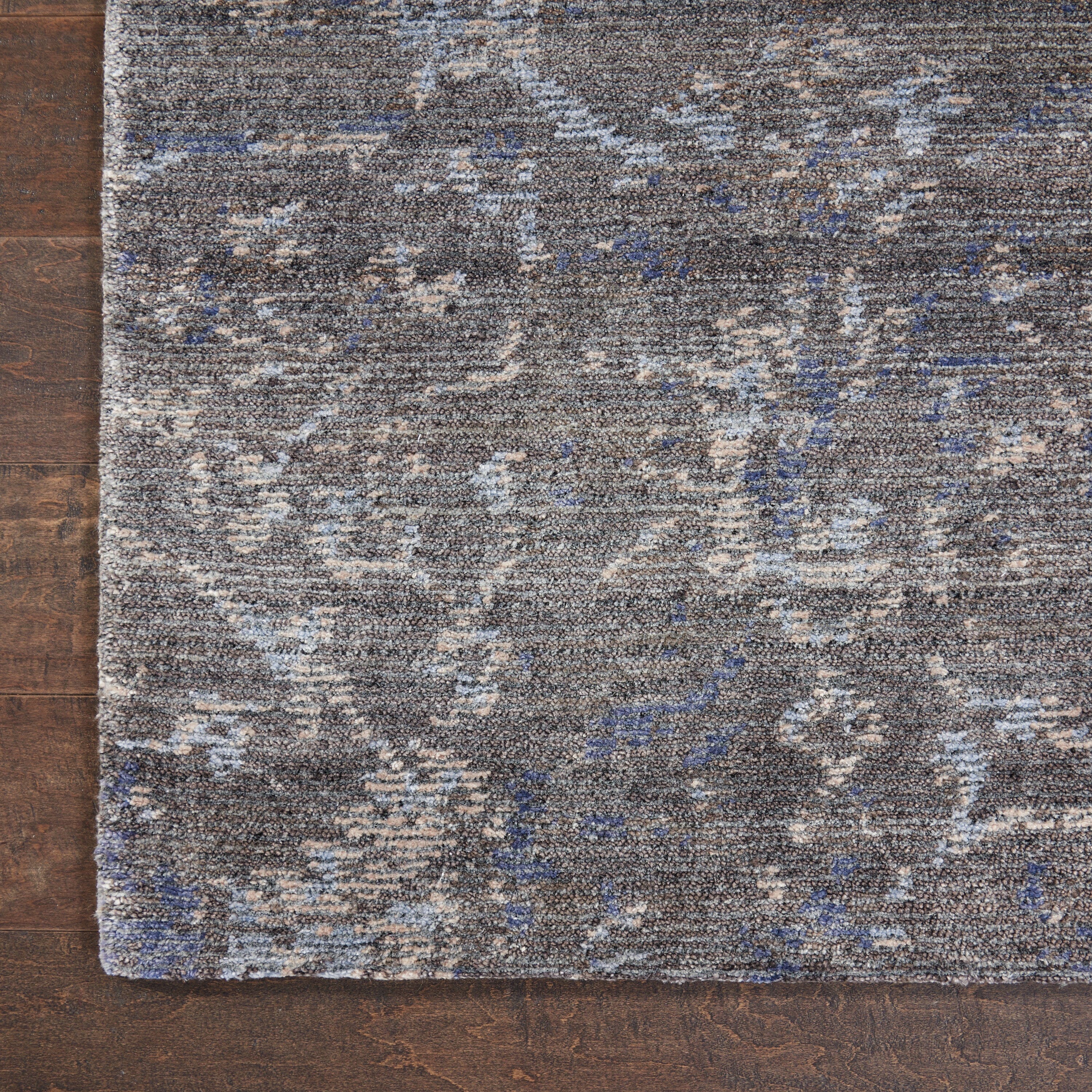 Nourison Lucent 7'9" x 9'9" Coal Vintage Indoor Rug Rug Nourison
