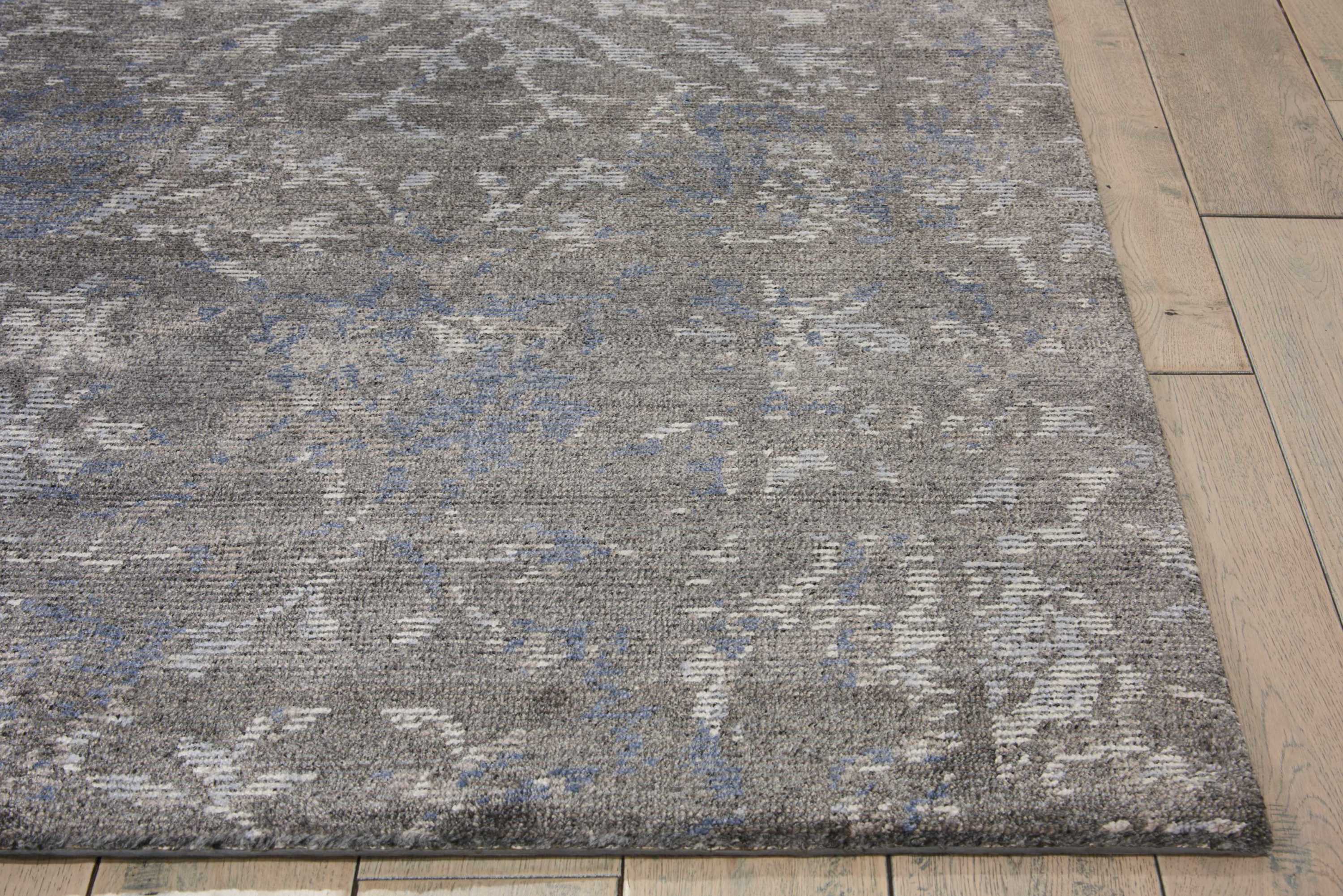 Nourison Lucent 7'9" x 9'9" Coal Vintage Indoor Rug Rug Nourison