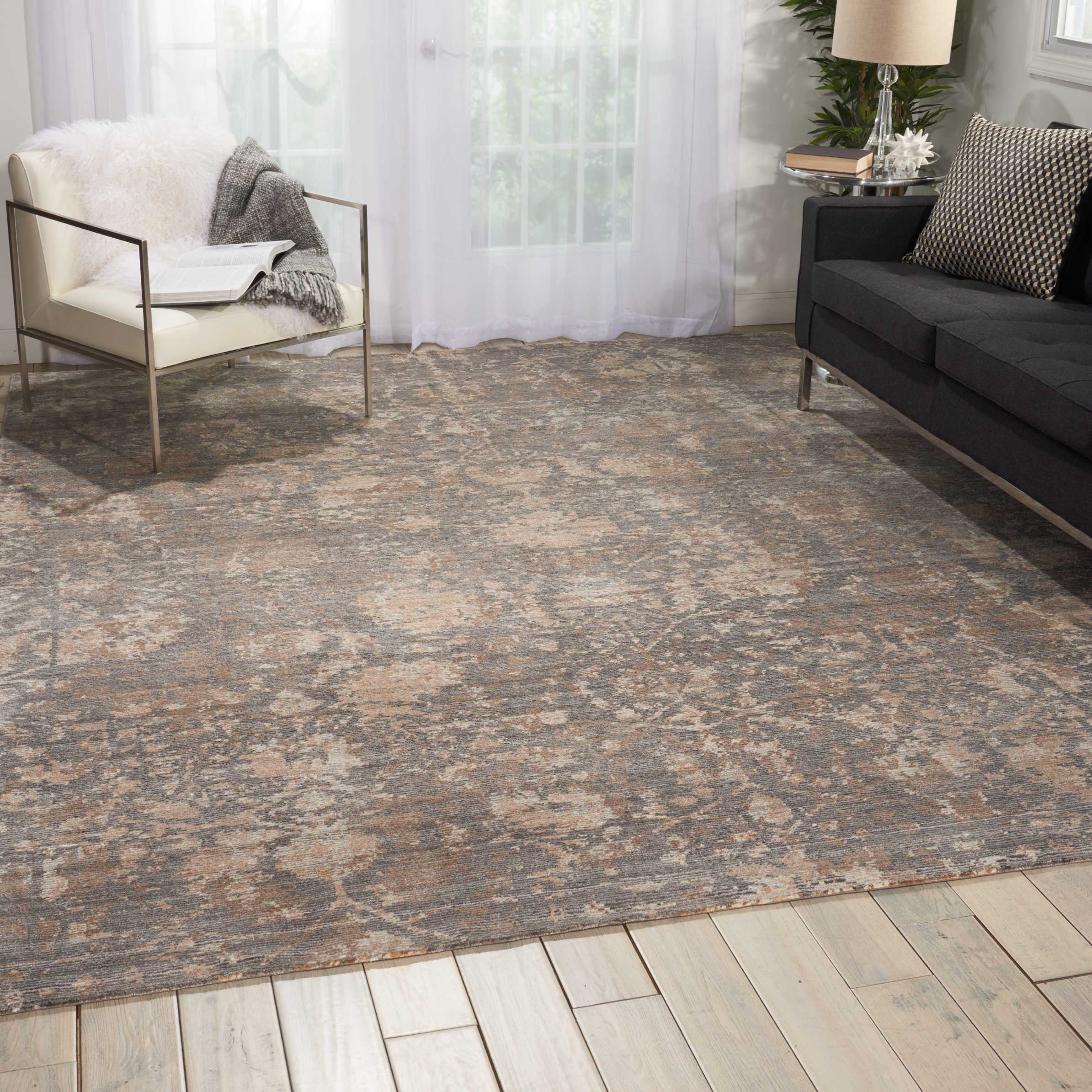 Nourison Lucent 8'6" x 11'6" Flint Vintage Indoor Rug Rug Nourison