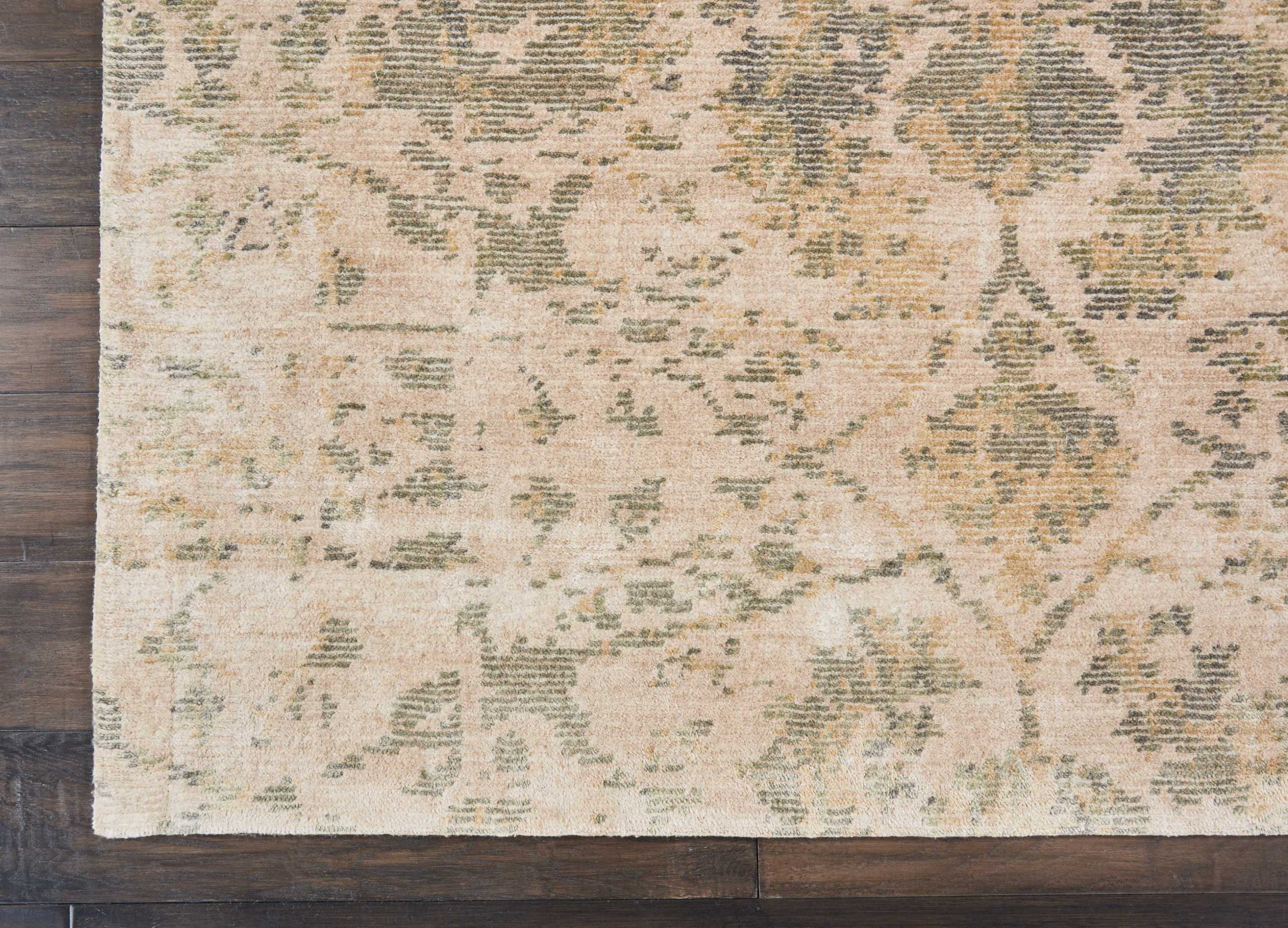 Nourison Lucent 9'9" x 13'9" Pearl Vintage Indoor Rug Rug Nourison