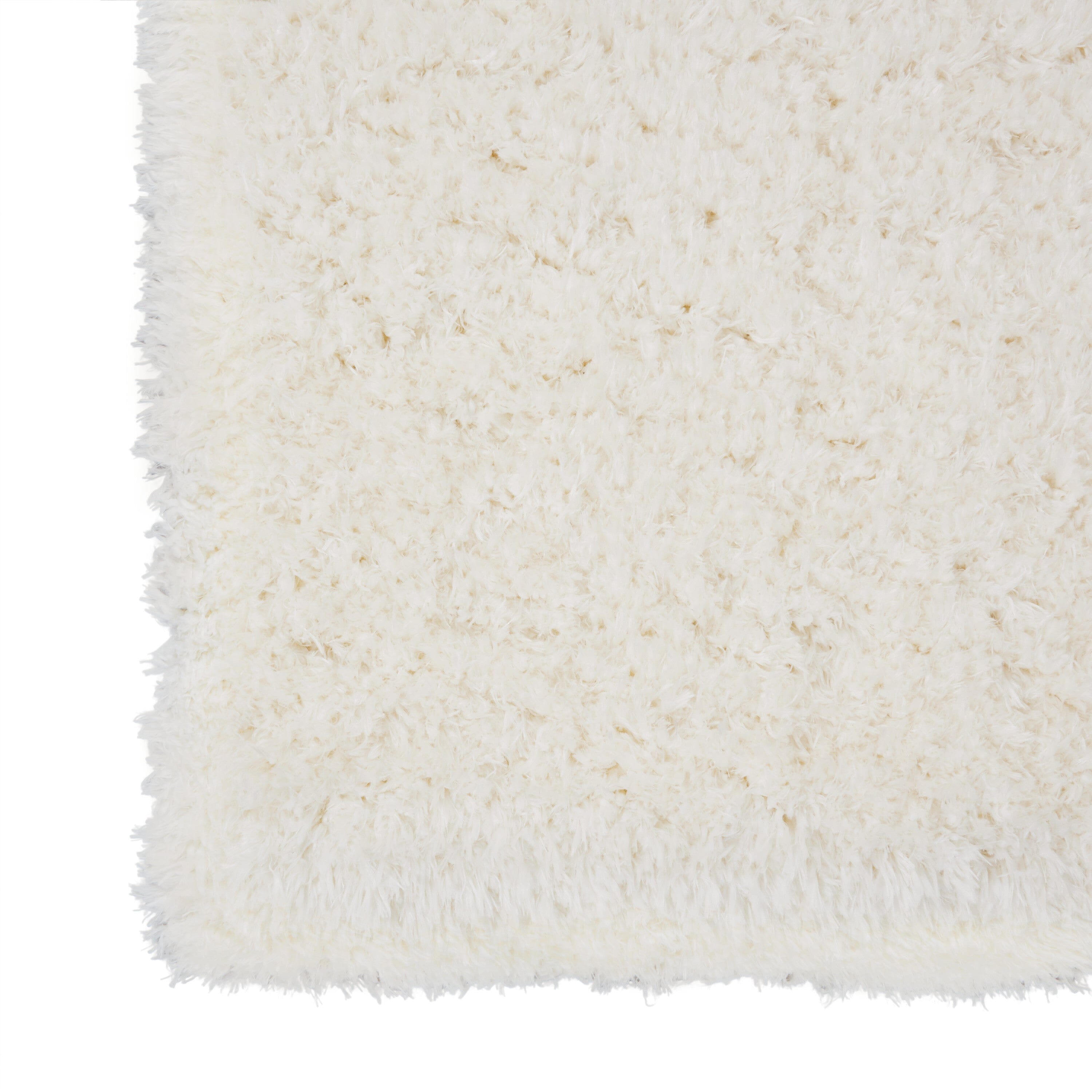 Nourison Luxe Shag 9' x 12' Ivory Shag Indoor Rug Rug Nourison