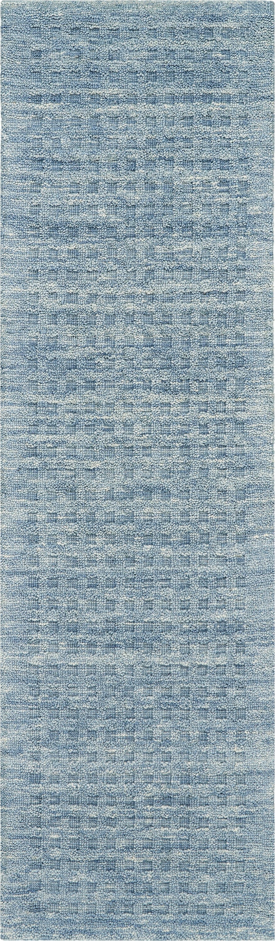 Nourison Marana 2'3" x 8' Denim Contemporary Indoor Rug Rug Nourison