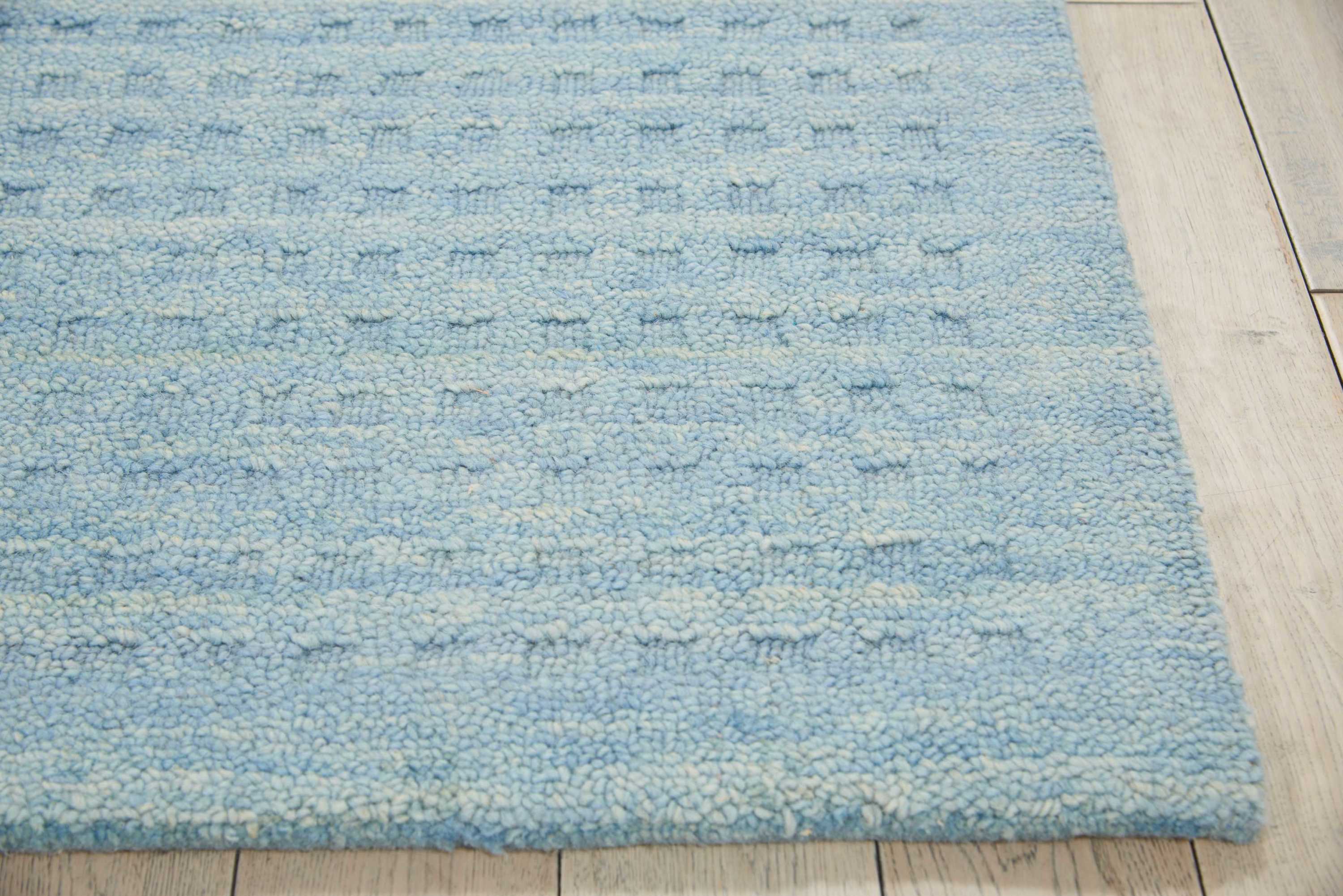 Nourison Marana 3'9" x 5'9" Sky Blue Contemporary Indoor Rug Rug Nourison