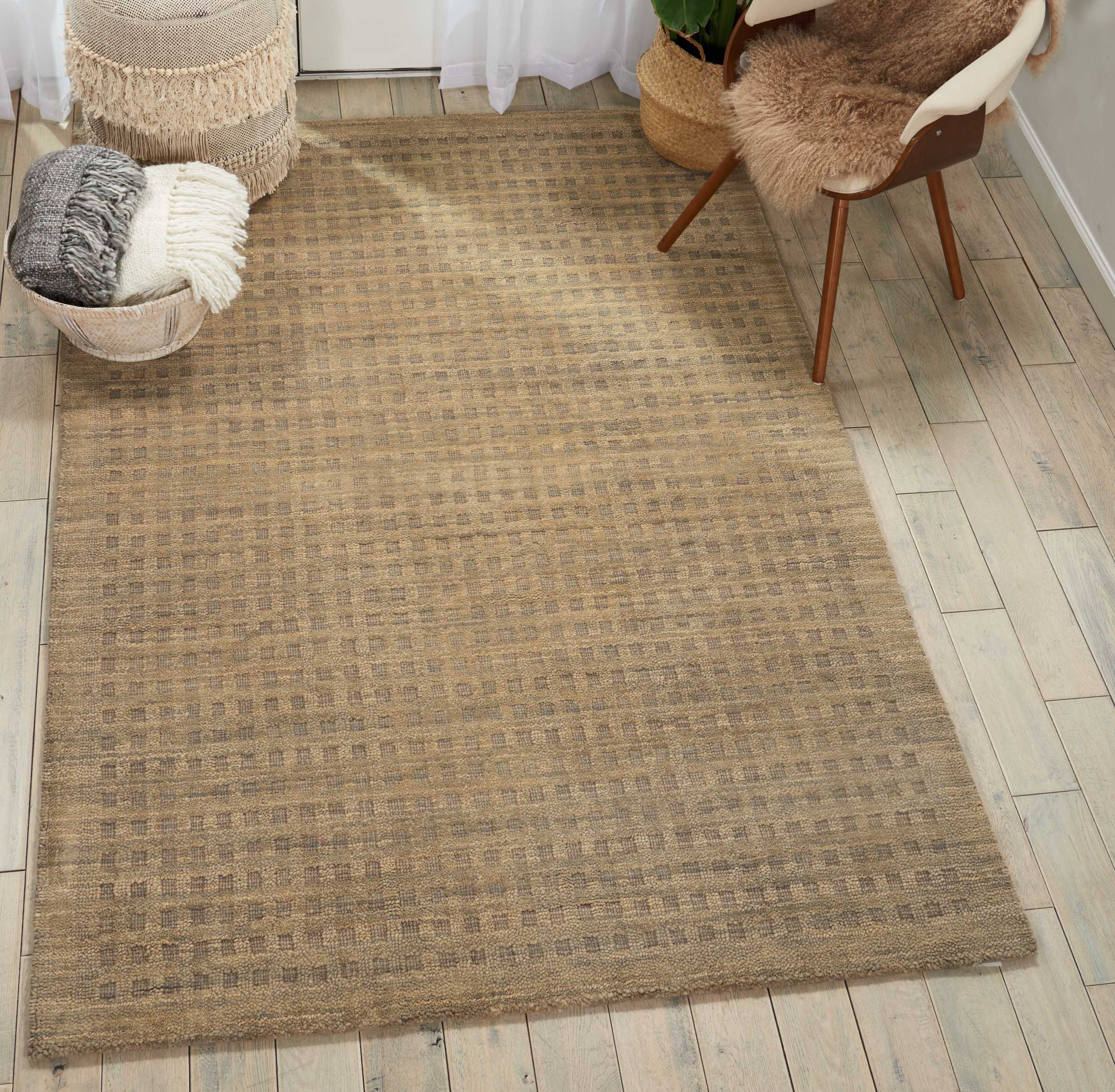 Nourison Marana 8' x 10'6" Latte Contemporary Indoor Rug Rug Nourison