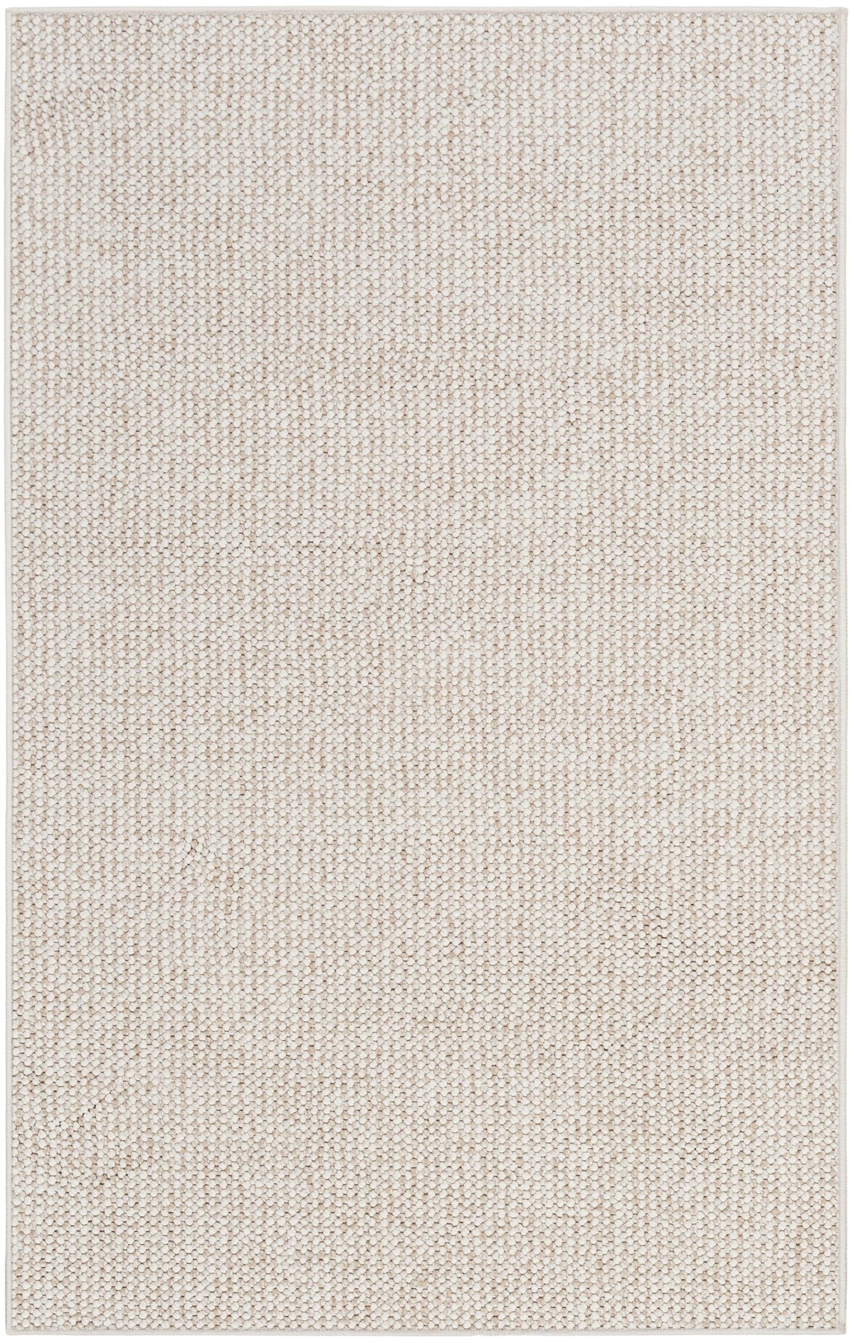 Natural Beige Texture Rug Nourison Natural Texture 2'2' x 3'9' Ivory Beige Farmhouse Indoor Rug ...