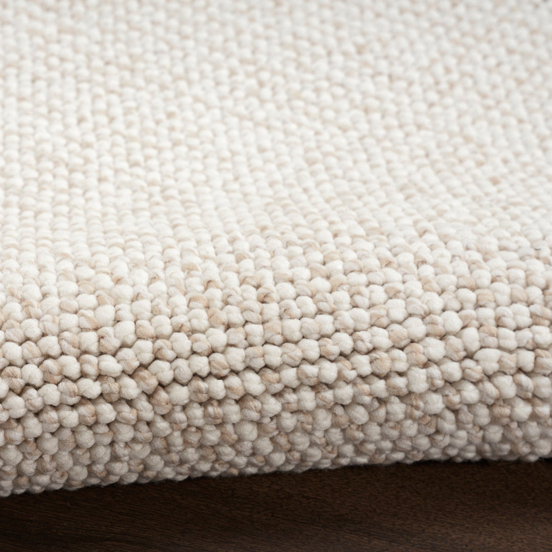Farmhouse Rug Texture Nourison Natural Texture 2'2' x 3'9' Ivory Beige Farmhouse Indoor Rug ...