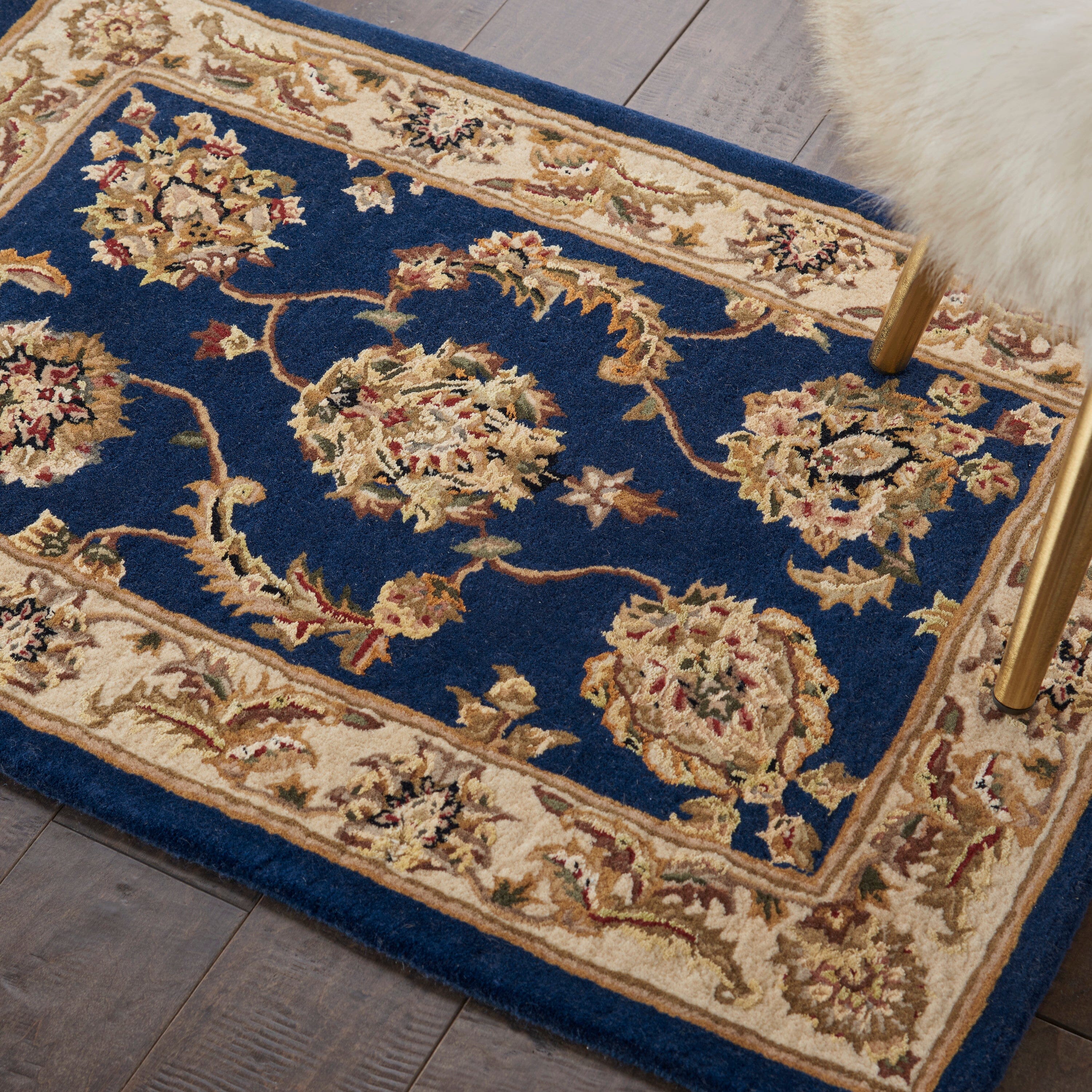 Nourison Nourison 2000 2' x 3' Navy Traditional Indoor Rug Rug Nourison