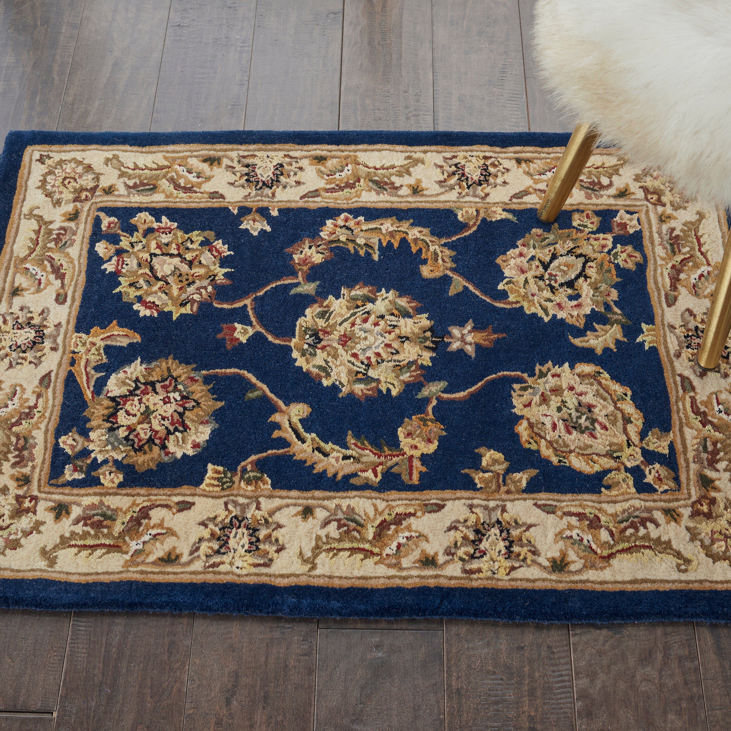 Nourison Nourison 2000 2' x 3' Navy Traditional Indoor Rug Rug Nourison