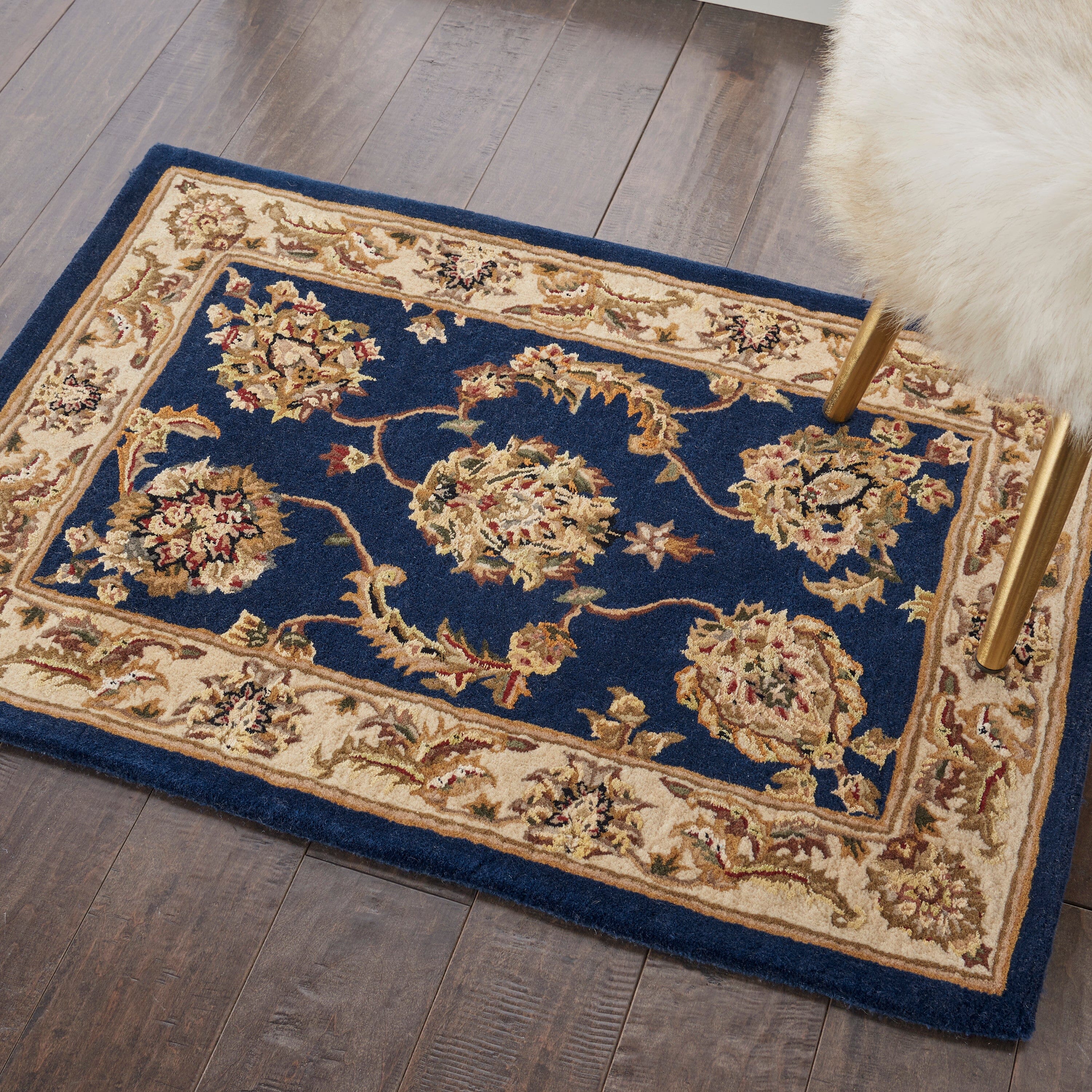 Nourison Nourison 2000 2' x 3' Navy Traditional Indoor Rug Rug Nourison