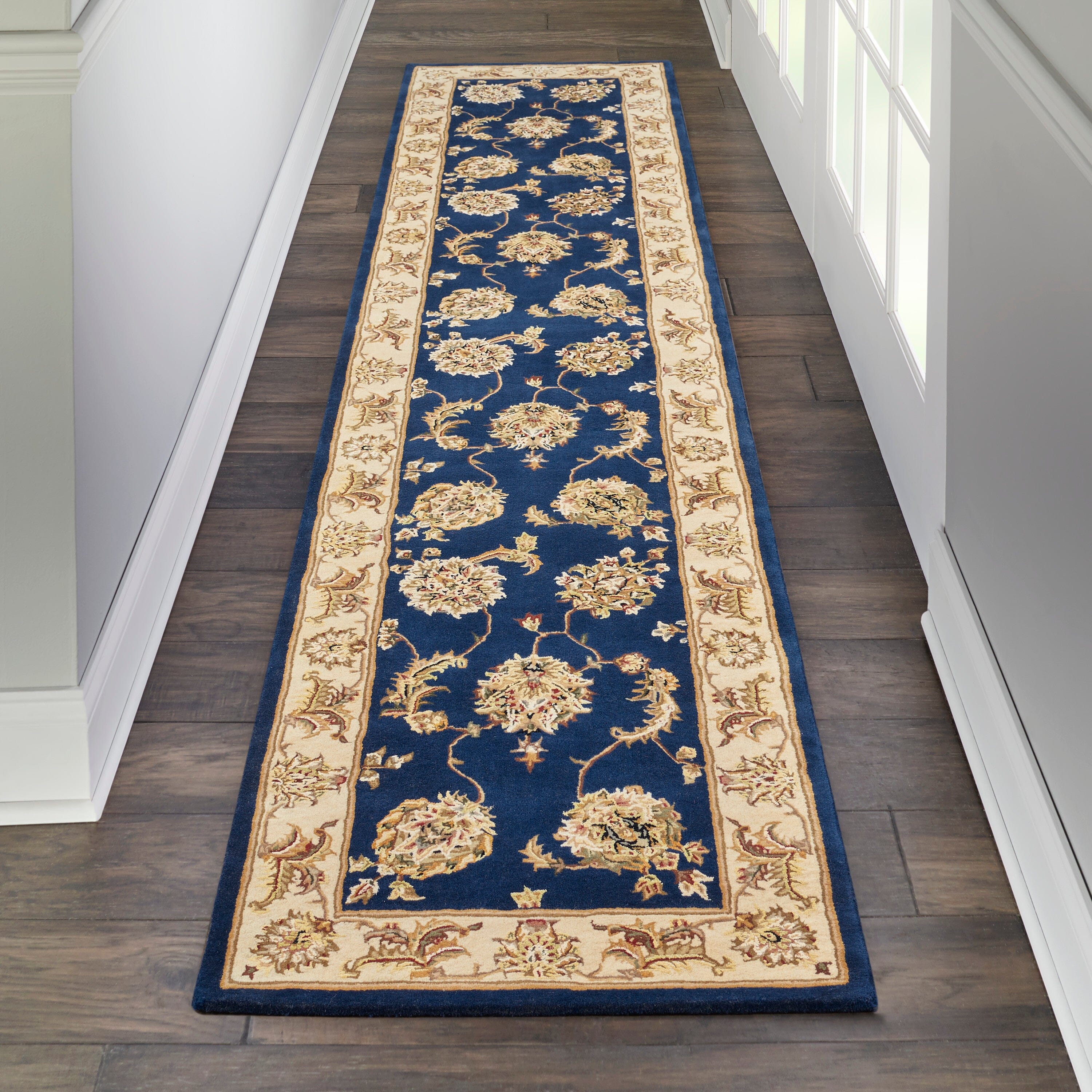 Nourison Nourison 2000 2'3" x 8' Navy Traditional Indoor Rug Rug Nourison