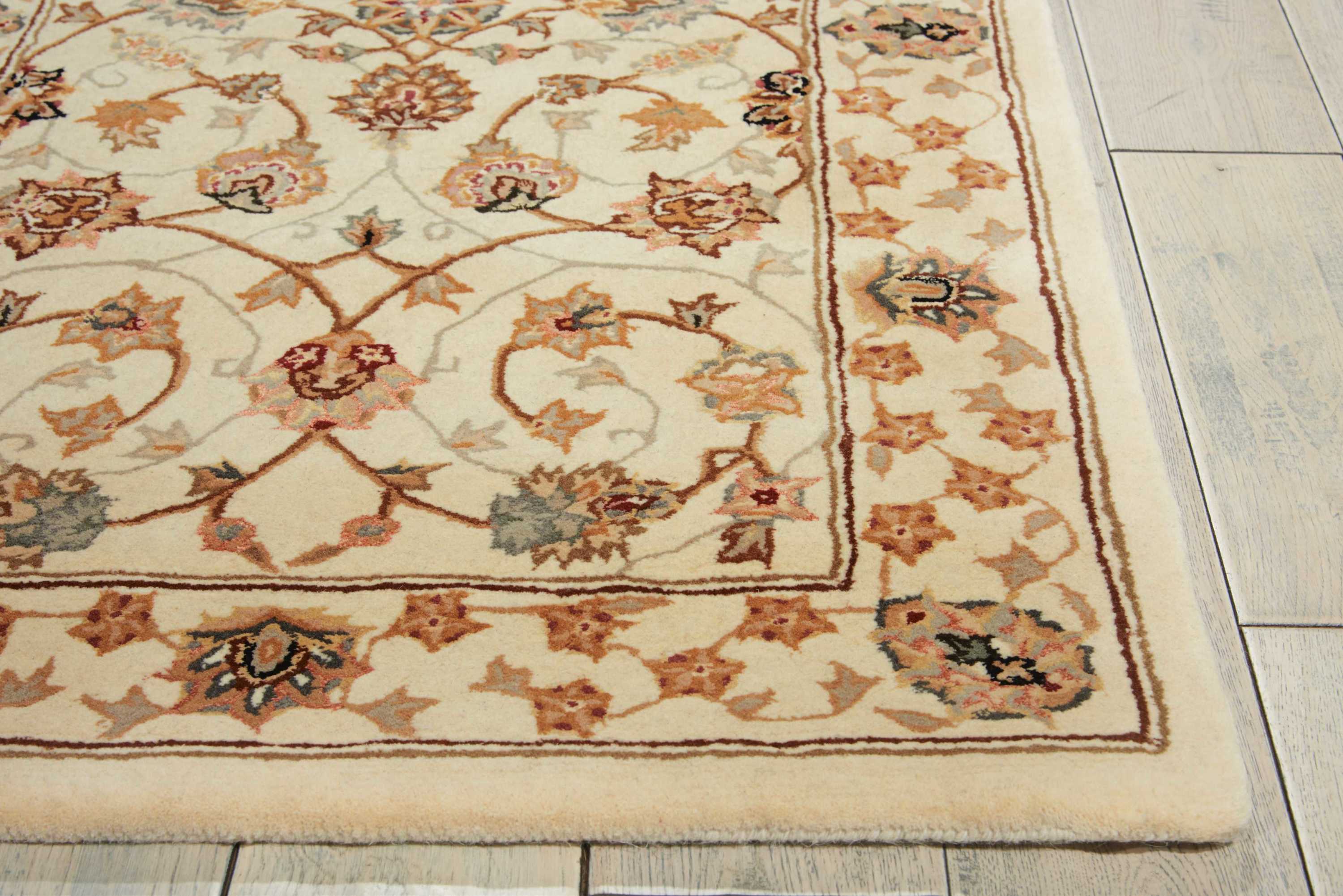 Nourison Nourison 2000 2'6" x 12' Ivory Traditional Indoor Rug Rug Nourison