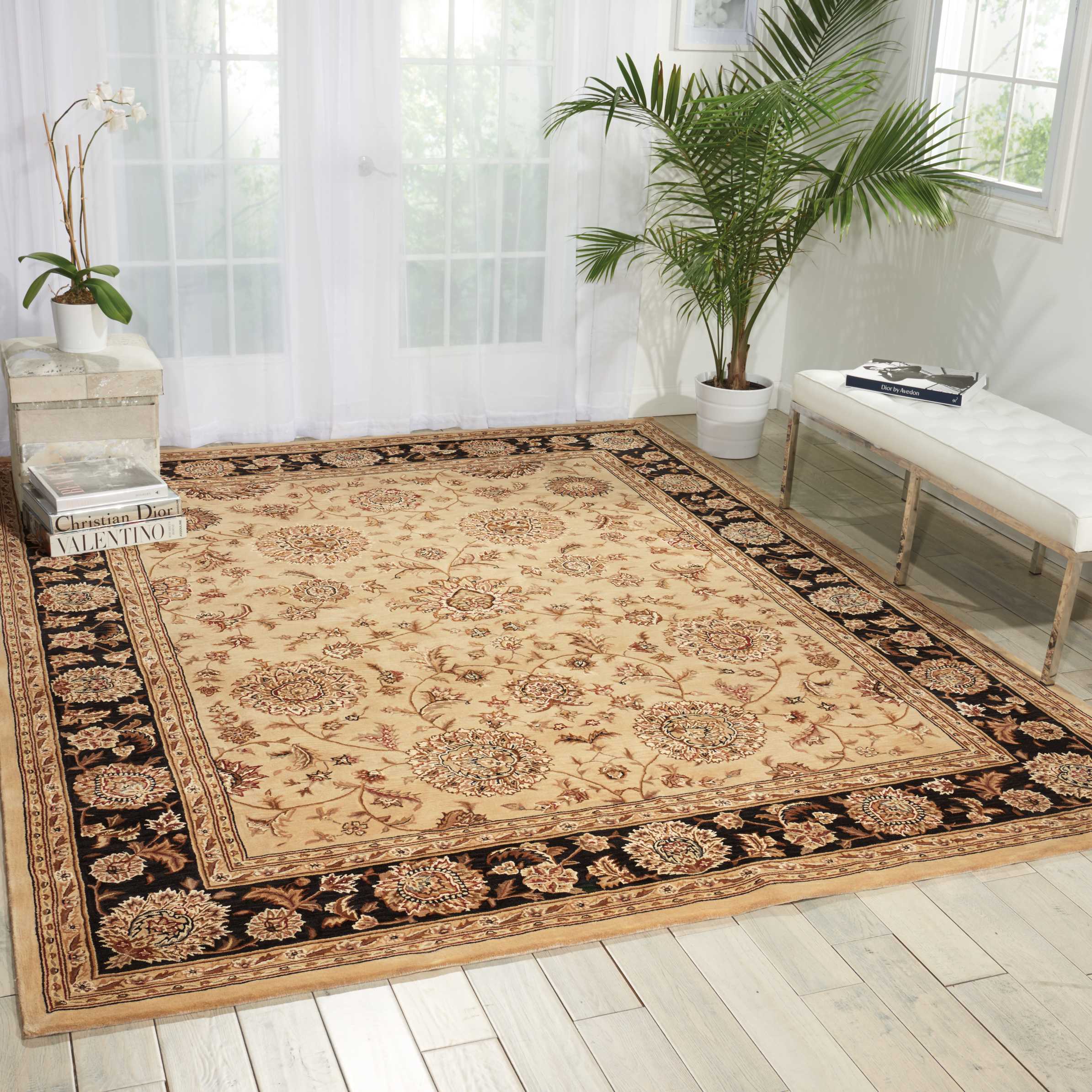 Nourison Nourison 2000 9'9" x 13'9" Beige Traditional Indoor Rug Rug Nourison