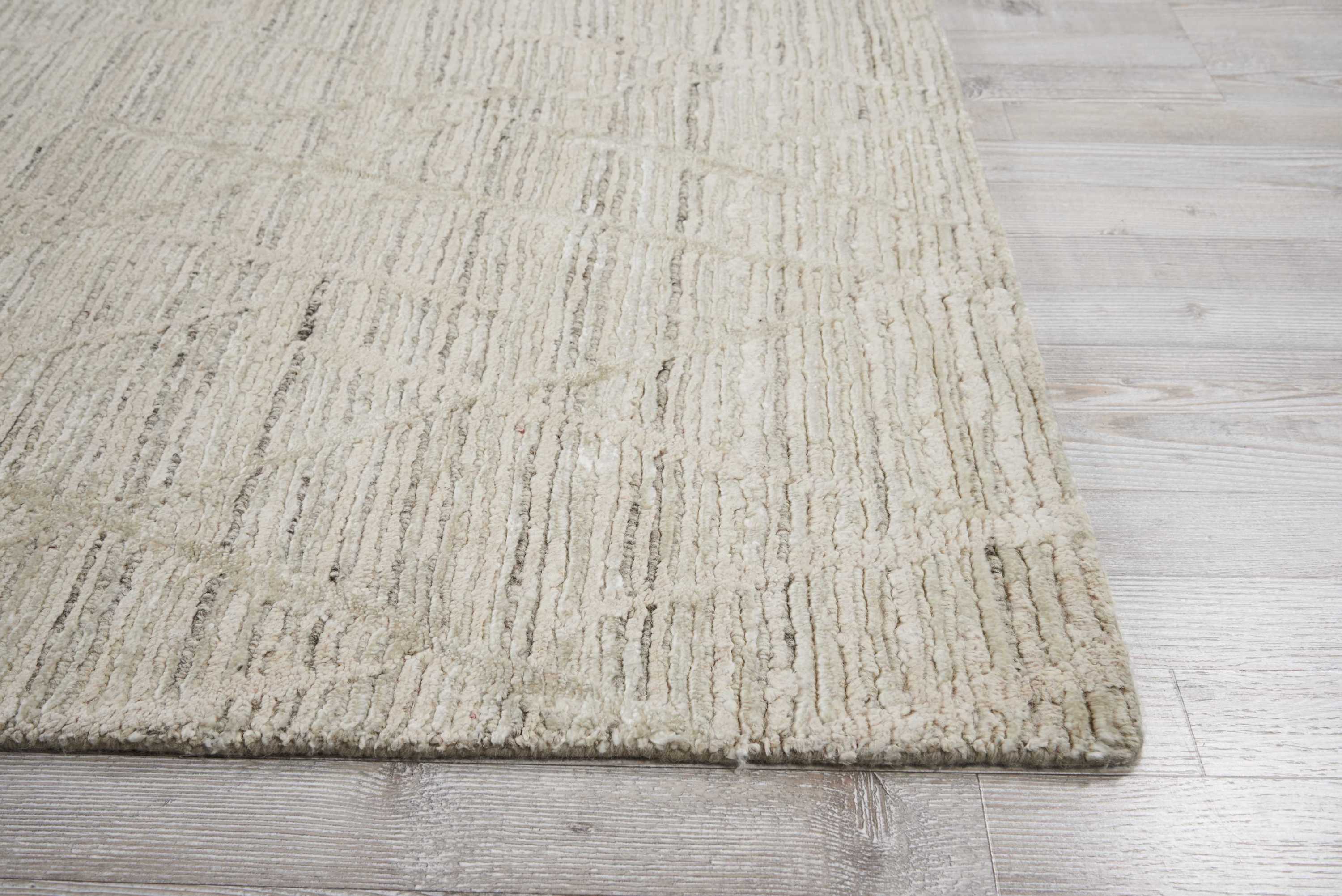 Nourison Ocean 7'9" x 9'9" Pearl Modern Indoor Rug Rug Nourison