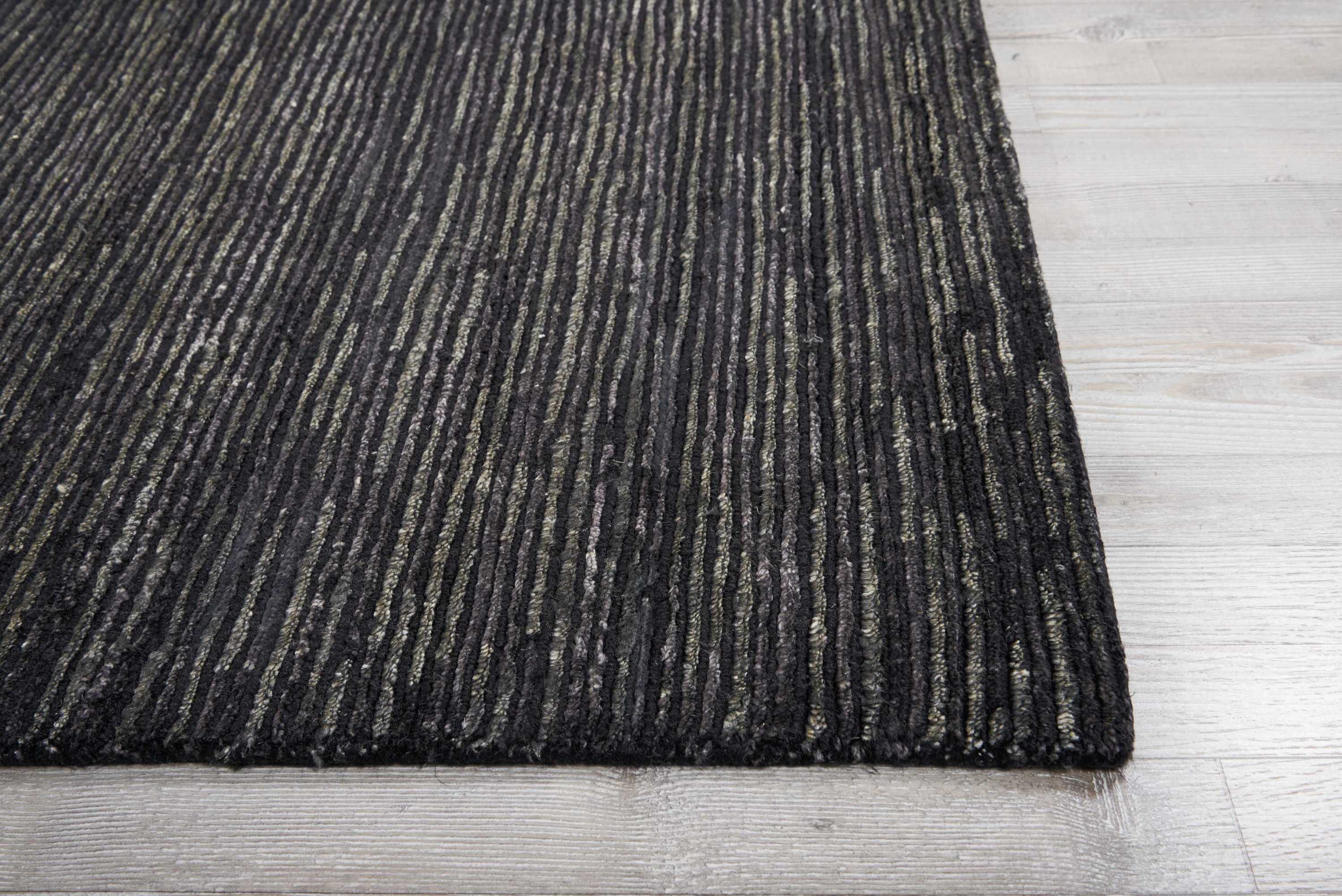 Nourison Ocean 8'6" x 11'6" Onyx Modern Indoor Rug Rug Nourison