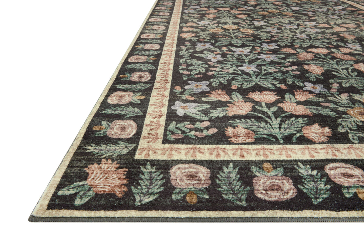 Rifle Paper Co. x Loloi Eden Rug | Mughal Garden Black | Huck & Peck