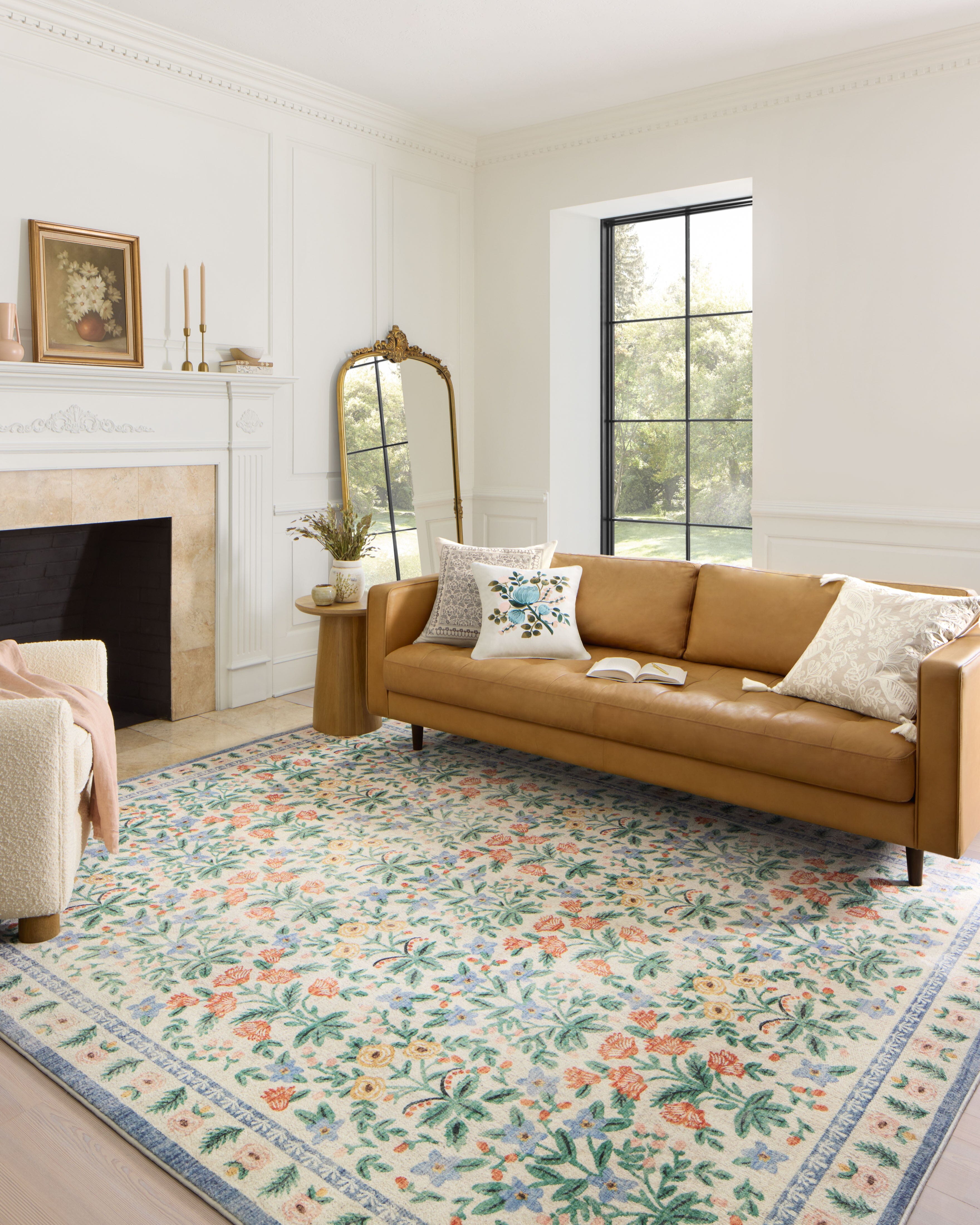Rifle Paper Co. x Loloi Eden Rug | Mughal Garden Cream | Huck & Peck
