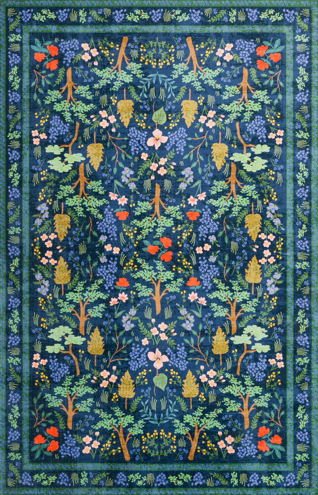 Rifle Paper Co. x Loloi Jardin Rug | Navy | Huck & Peck
