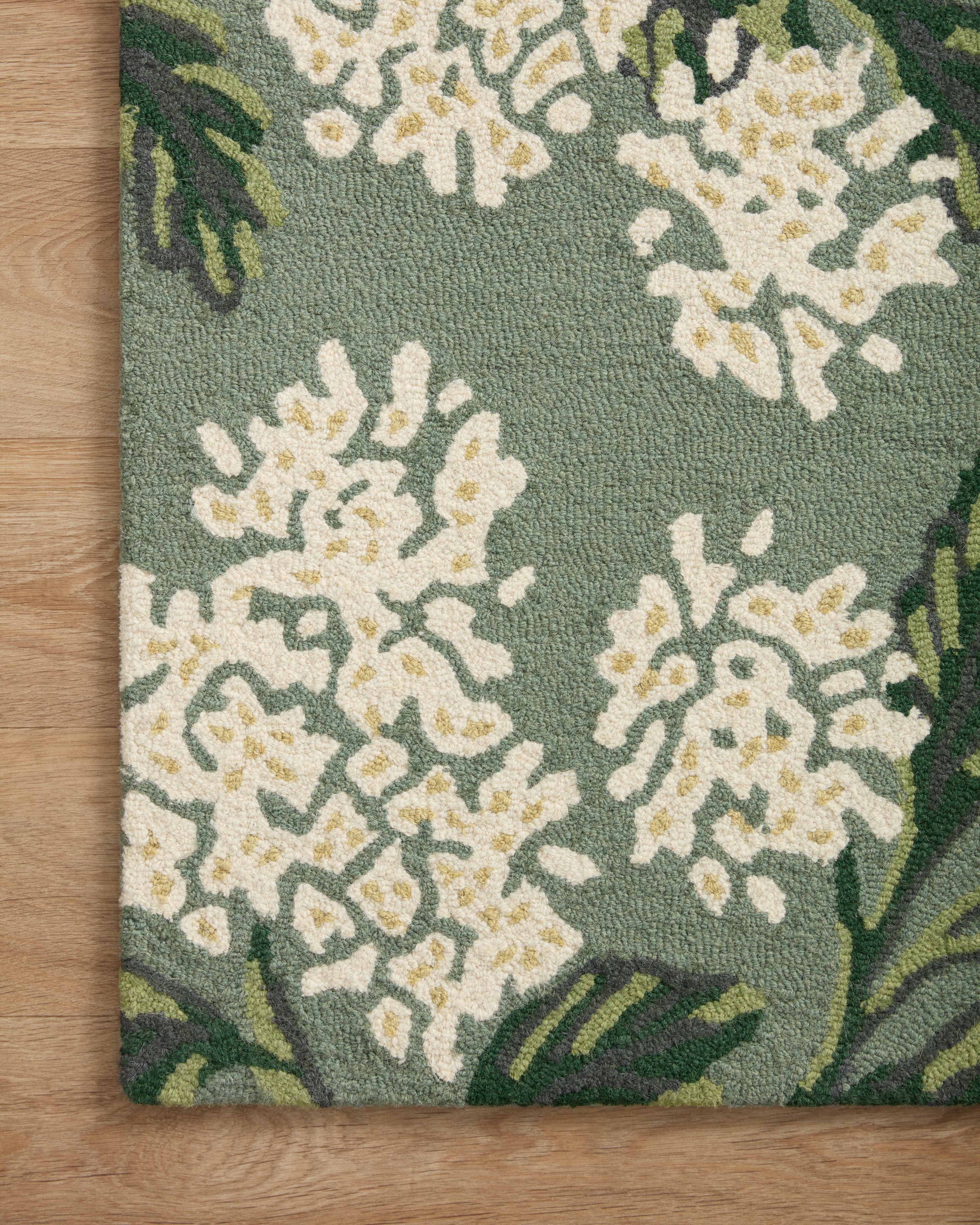 Rifle Paper Co. x Loloi Joie Rug | Hydrangea Sage | Huck & Peck