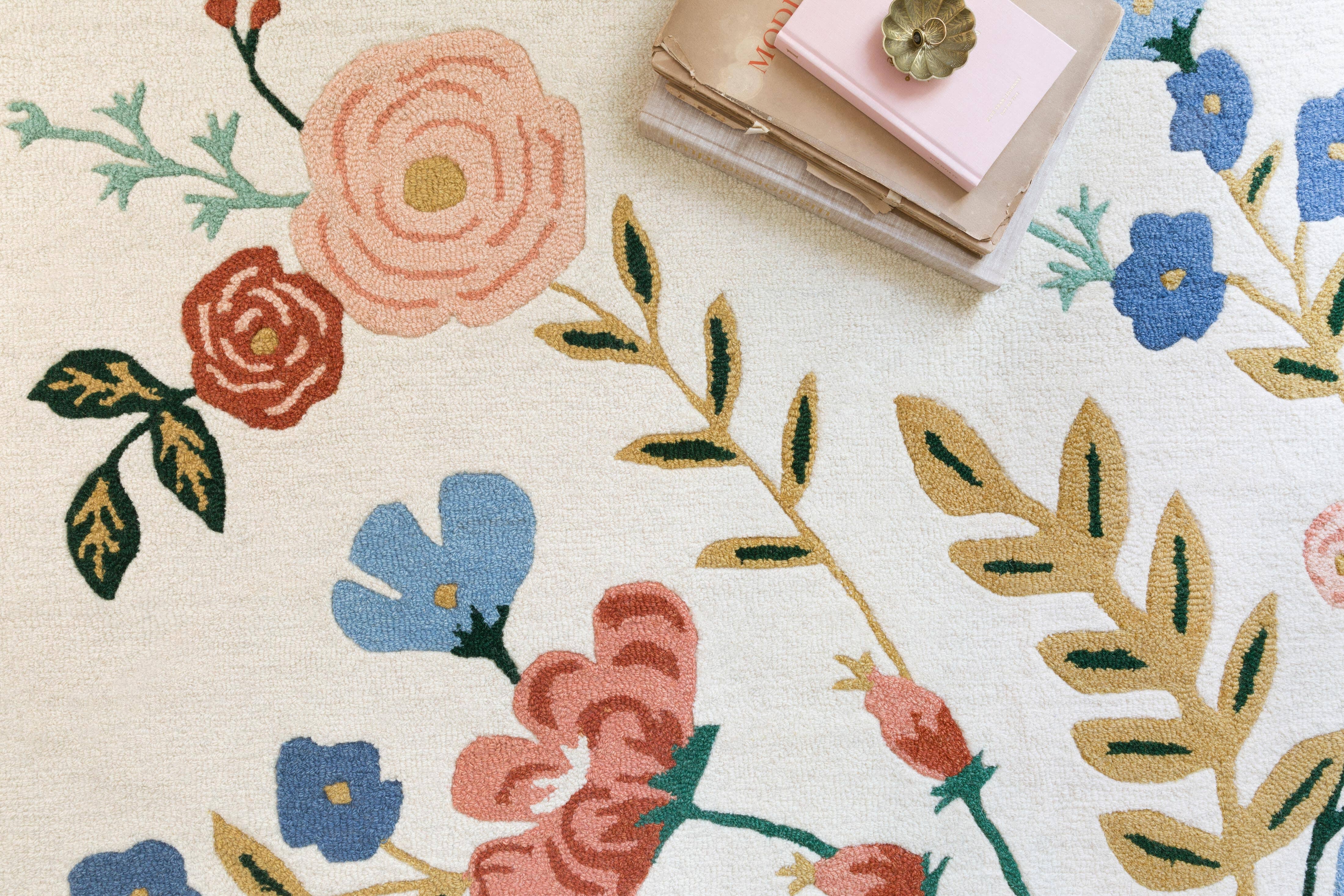 Rifle Paper Co. x Loloi Les Fleurs Rug | Ivory / Multi Rifle Paper Co. x Loloi