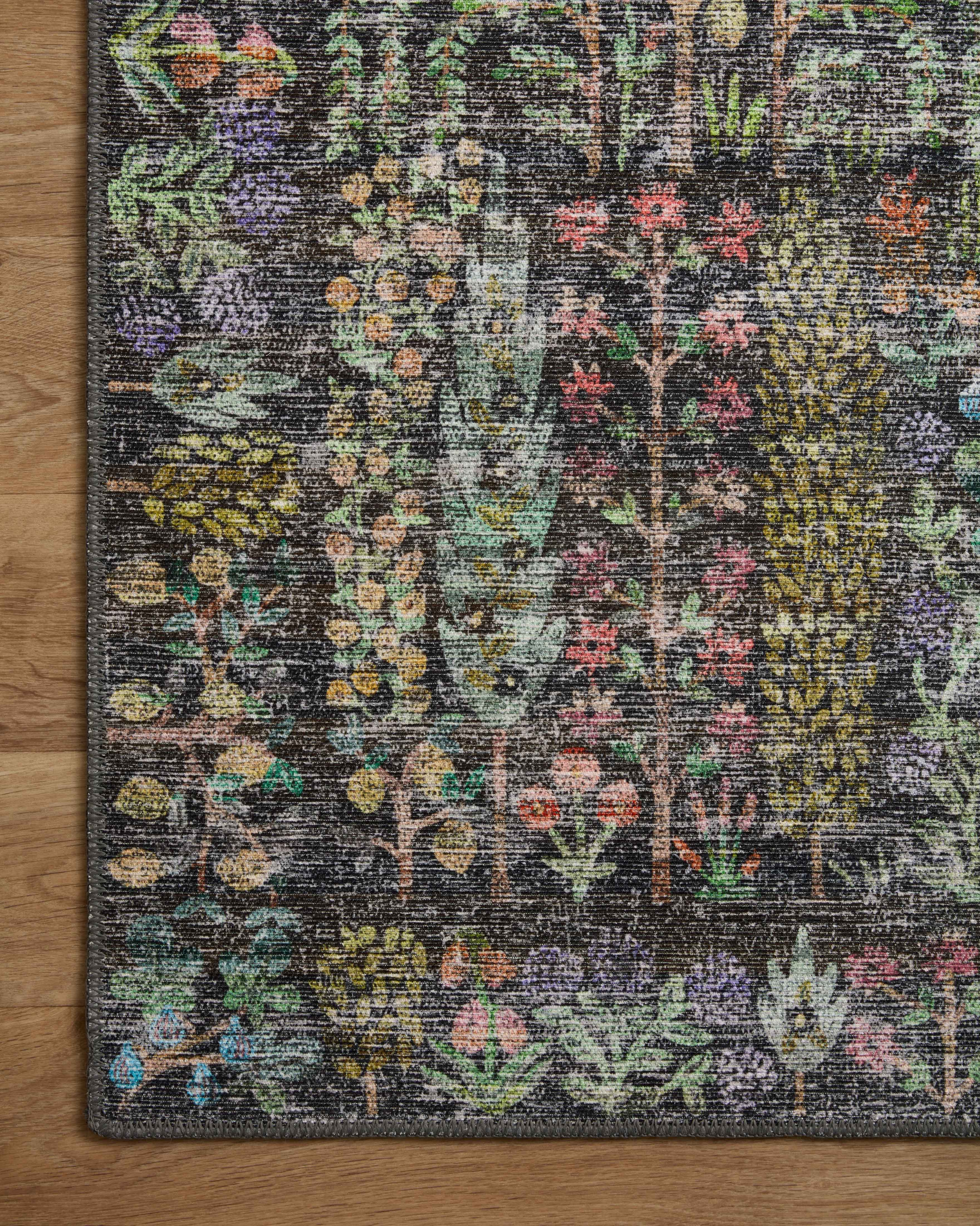 Rifle Paper Co. x Loloi Maison Rug | Grove Charcoal | Huck & Peck