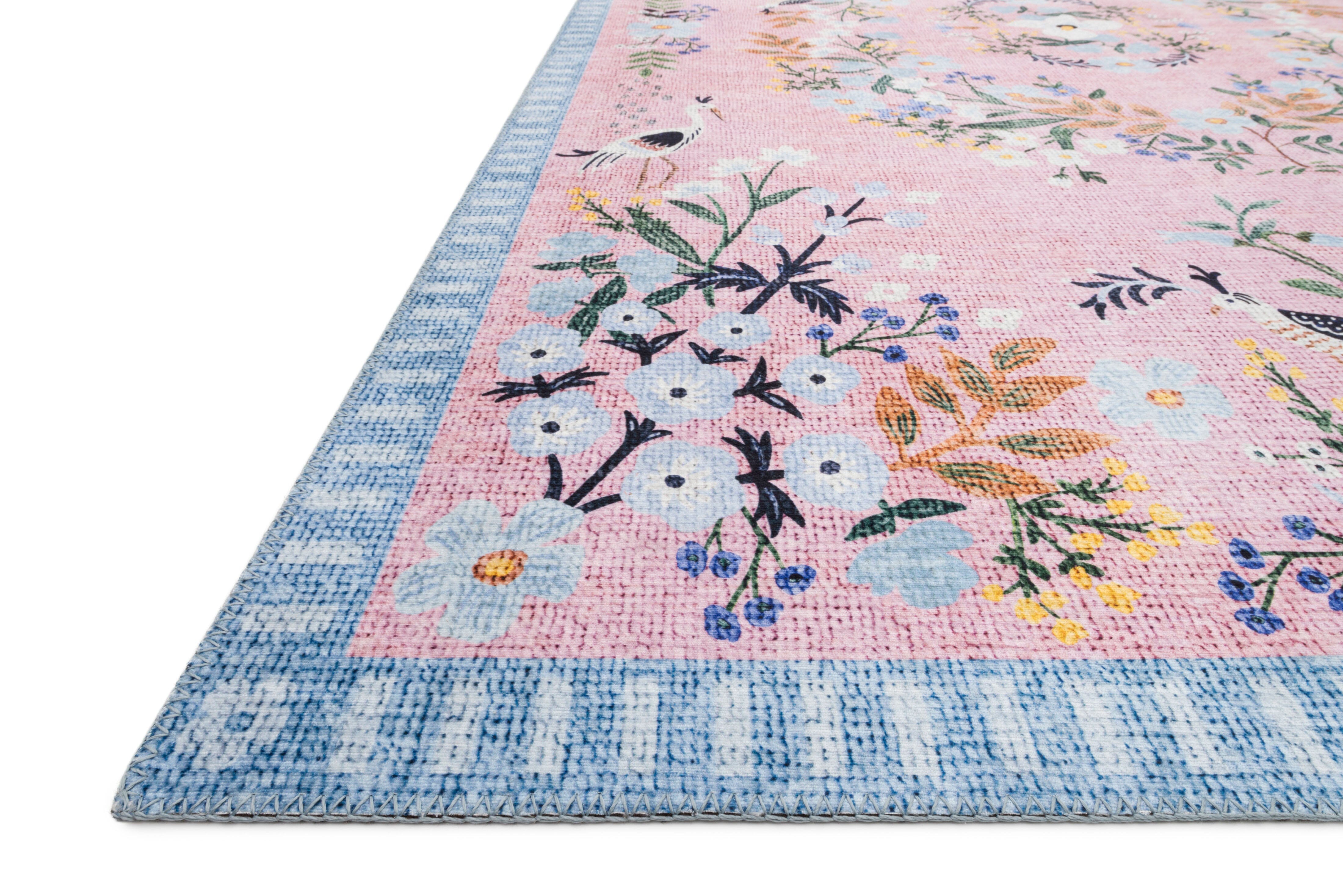 Rifle Paper Co. x Loloi Palais Luxembourg Rug | Rose / Sky | Huck