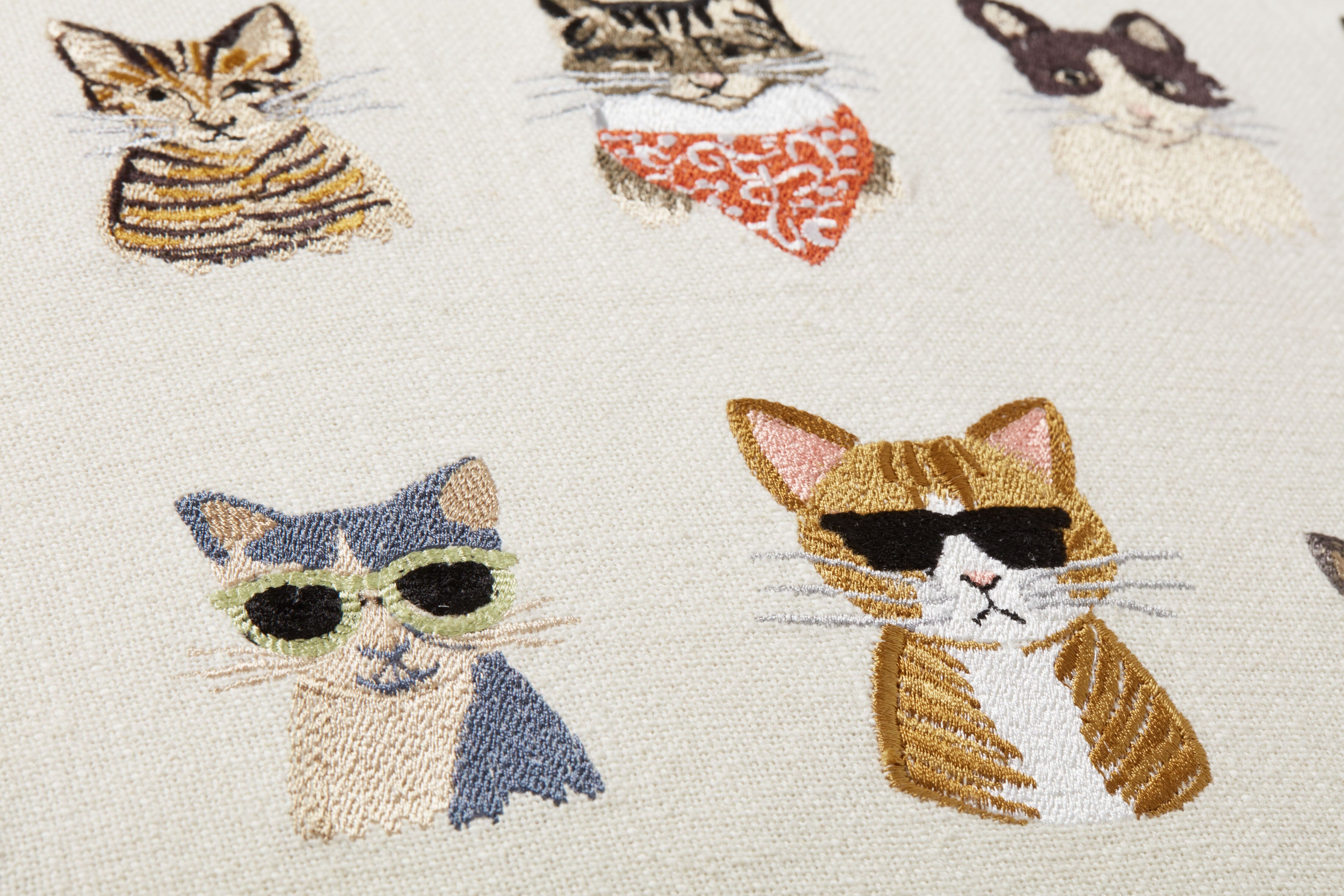 Rifle Paper Co. x Loloi Cool Cats Pillow