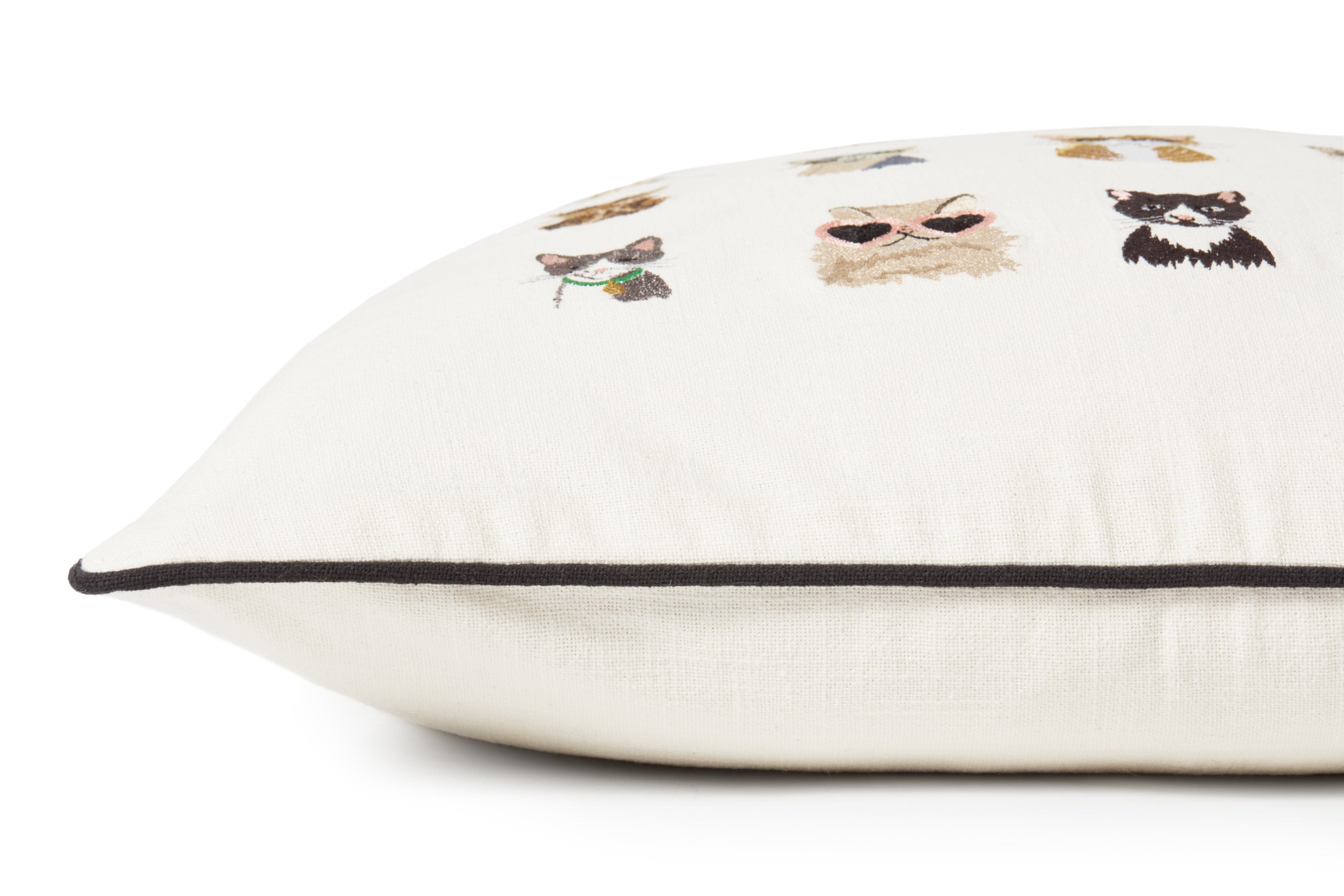 Rifle Paper Co. x Loloi Cool Cats Pillow - Thumbnail 3