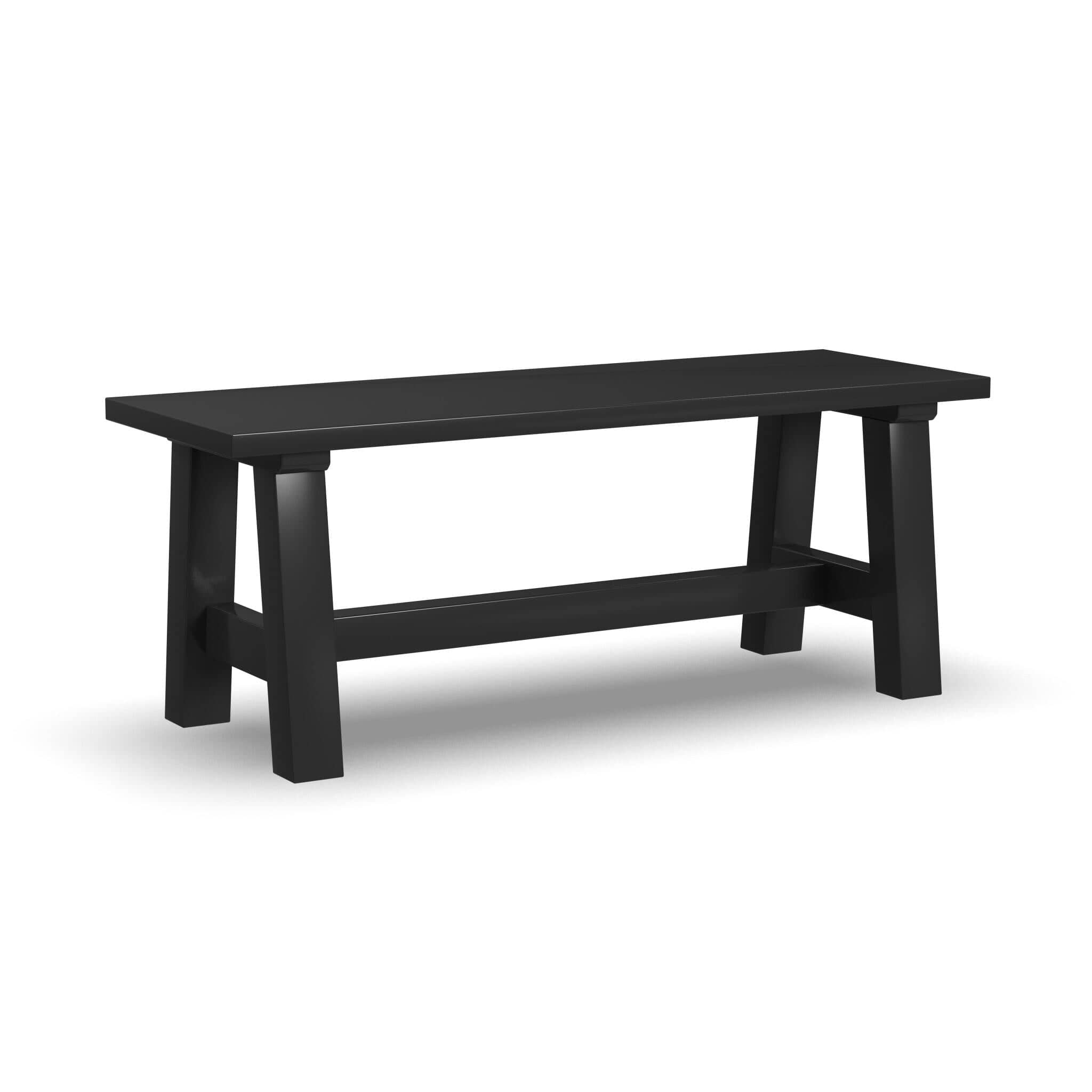 Rustic Farmhouse Dining Bench By Trestle Dining Bench Trestle