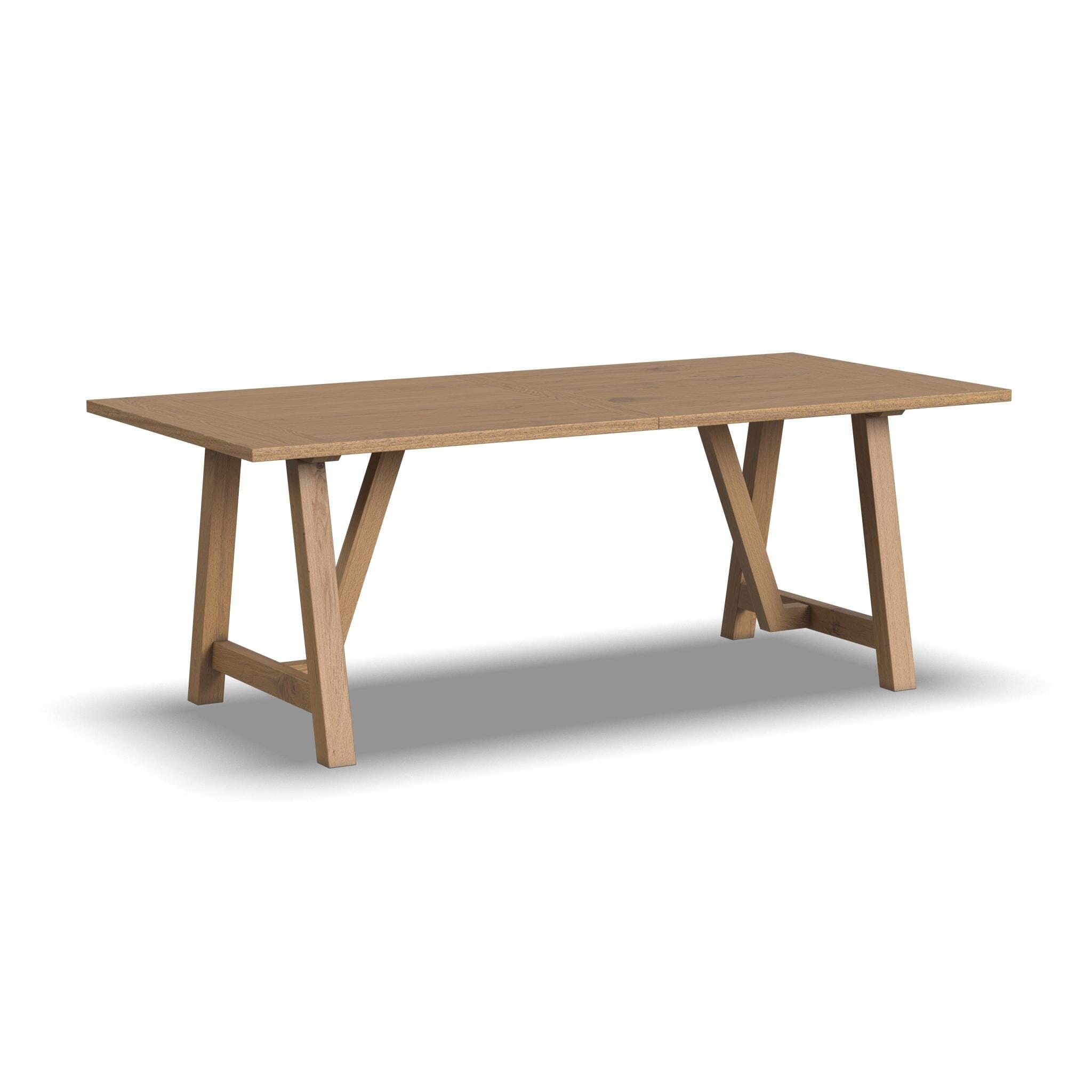 Rustic Farmhouse Dining Table By Trestle Dining Table Trestle