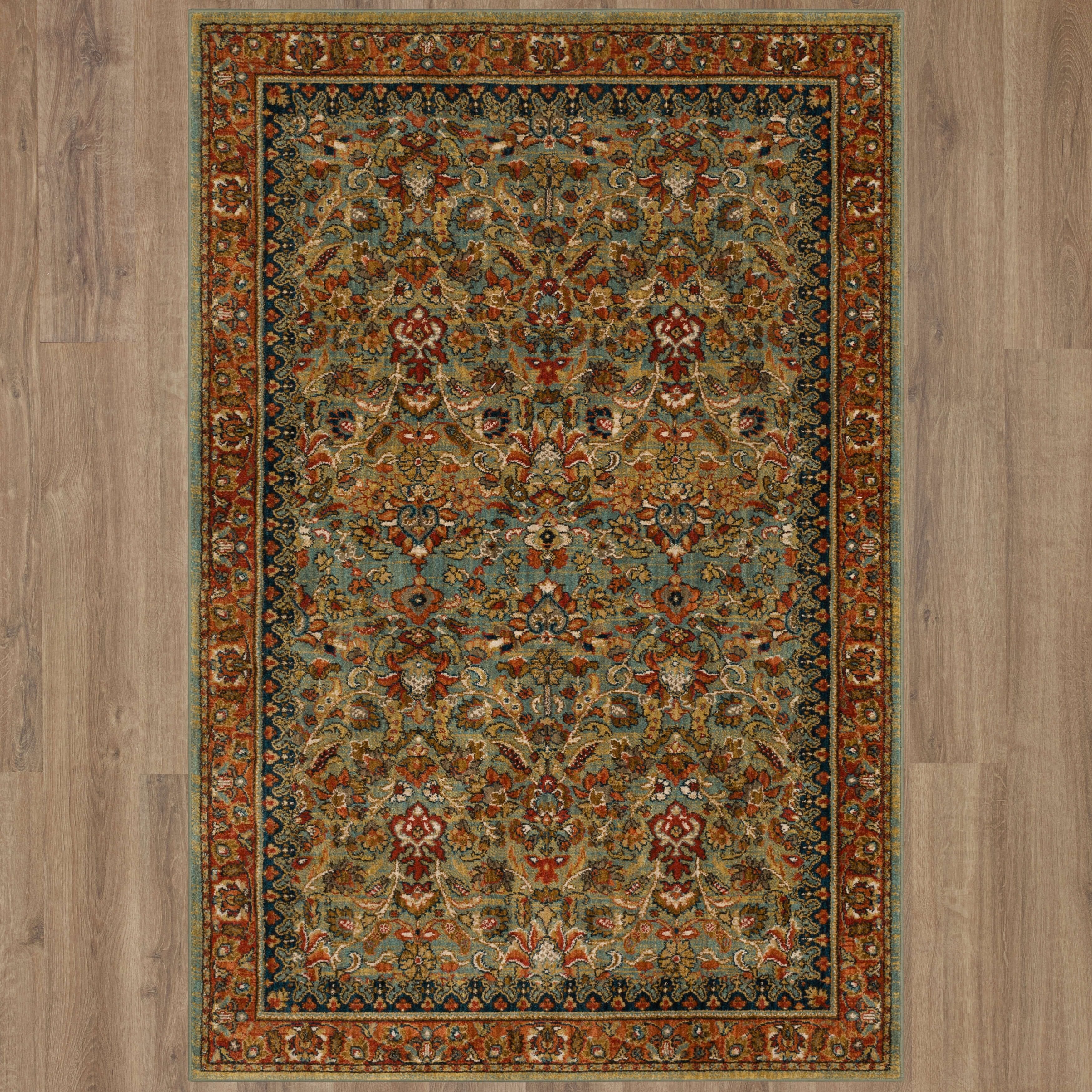 Tigris Aquamarine 9' 6" X 12' 11" Karastan Rugs