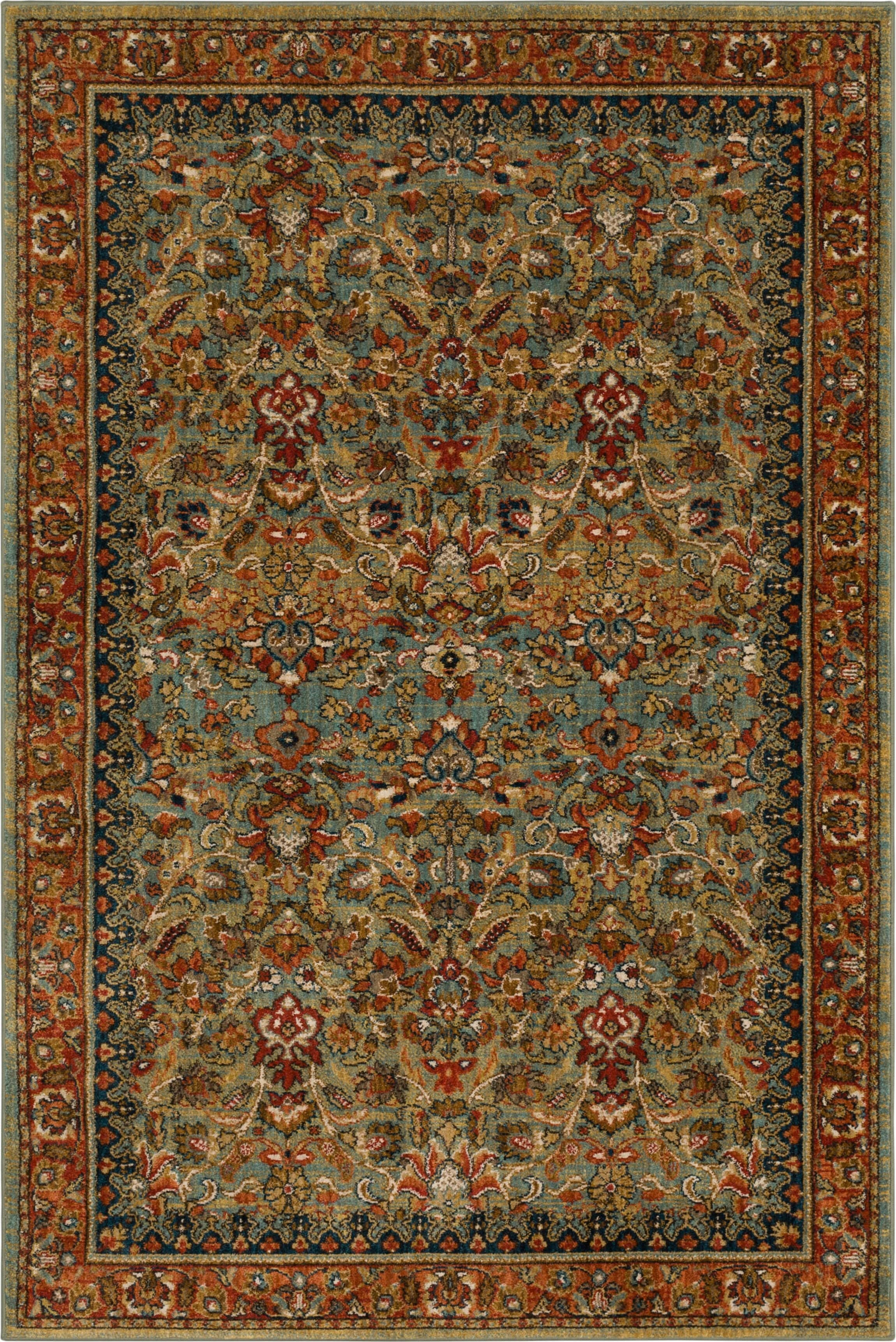 Tigris Aquamarine 9' 6" X 12' 11" Karastan Rugs