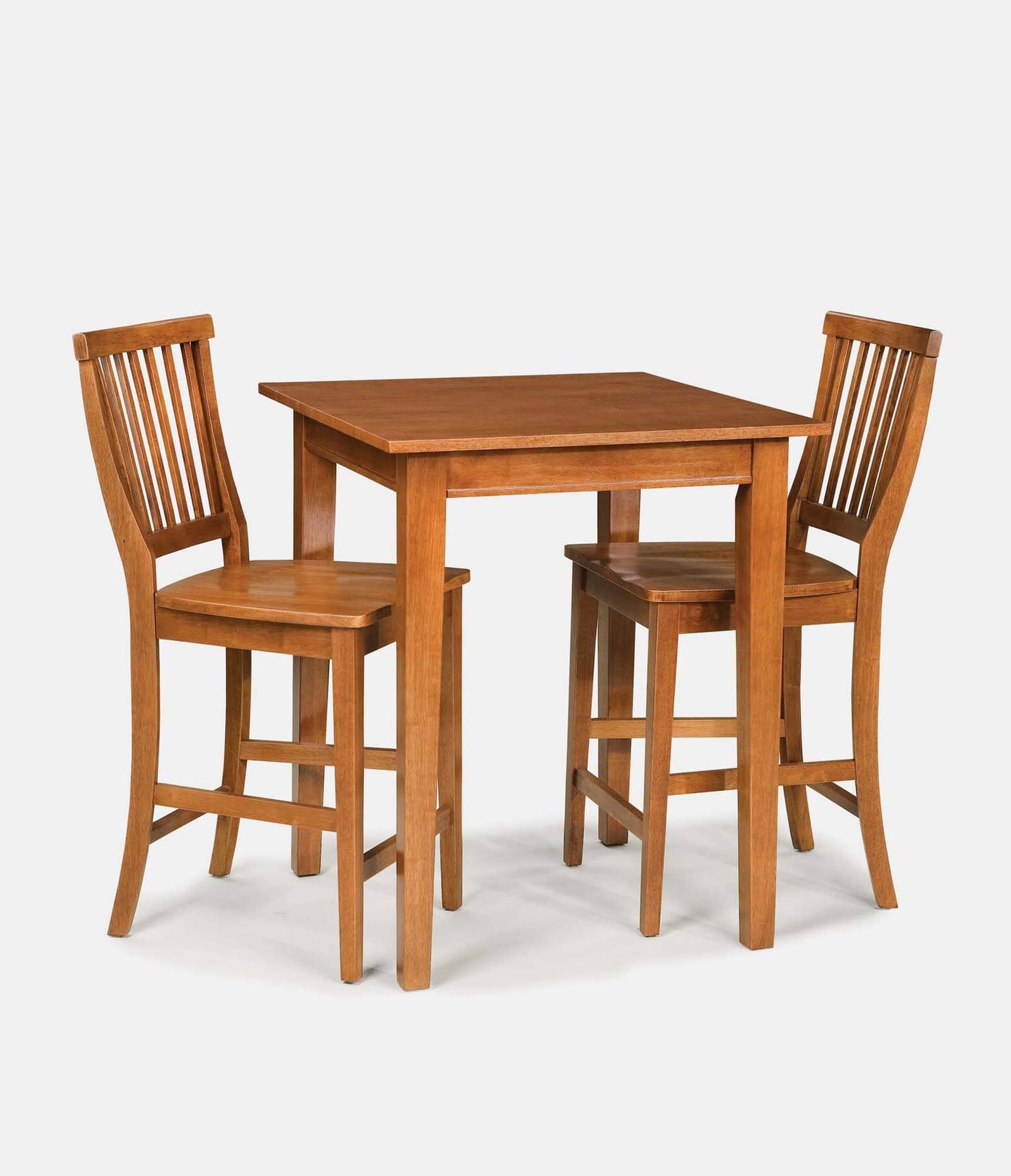 Traditional 3 Piece High Dining Set By Arts & Crafts Dining Table & Chairs Arts & Crafts