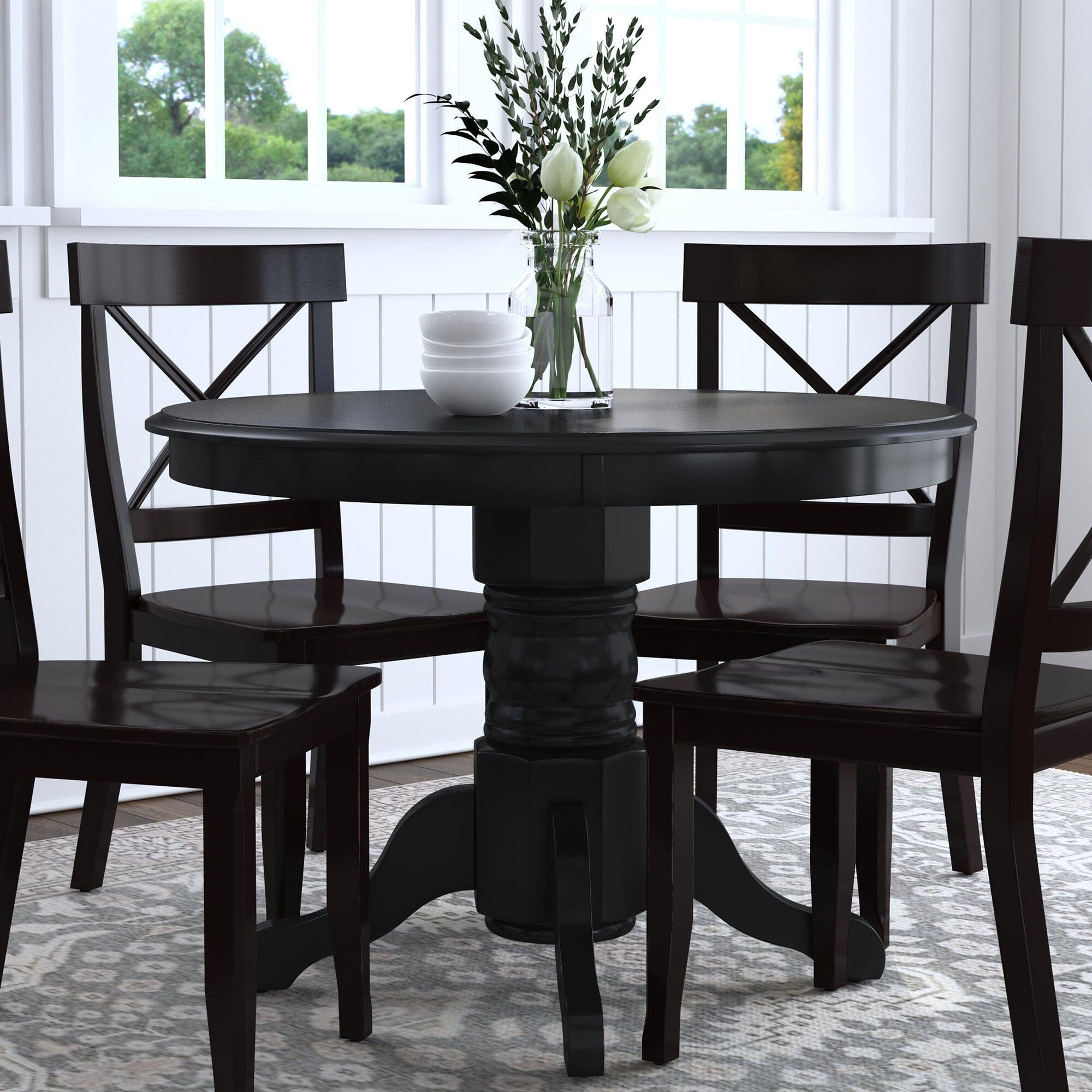 Traditional 5 Piece Dining Set By Blair Dining Table & Chairs Blair