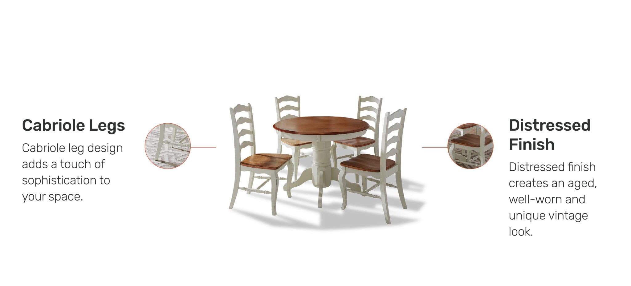 Traditional 5 Piece Dining Set By French Countryside Dining Table & Chairs French Countryside