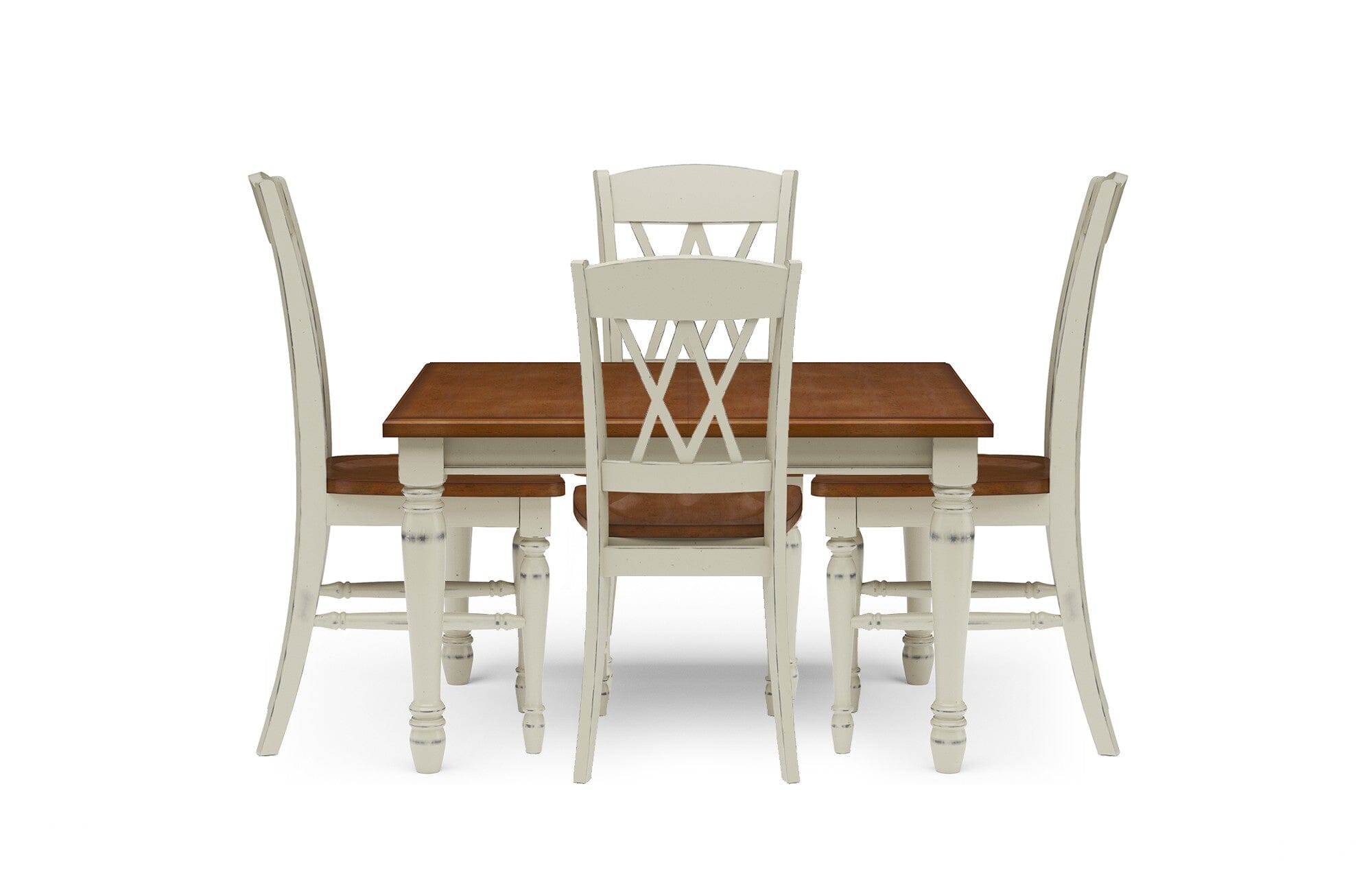 Traditional 5 Piece Dining Set By Monarch Dining Table & Chairs Monarch